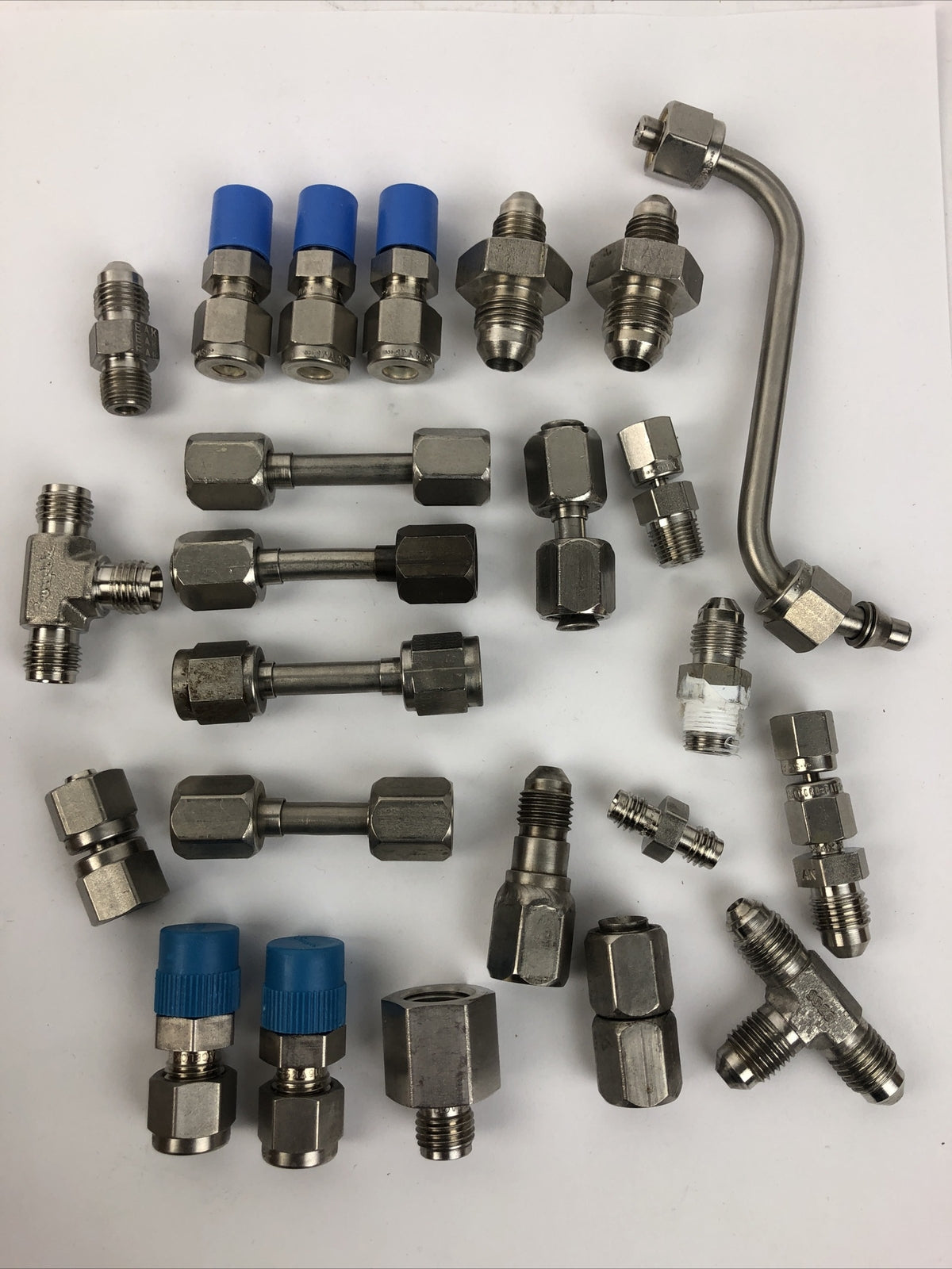 Mixed Lot of 24 Swagelok Parts 316 Stainless Steel Everything in Images Included