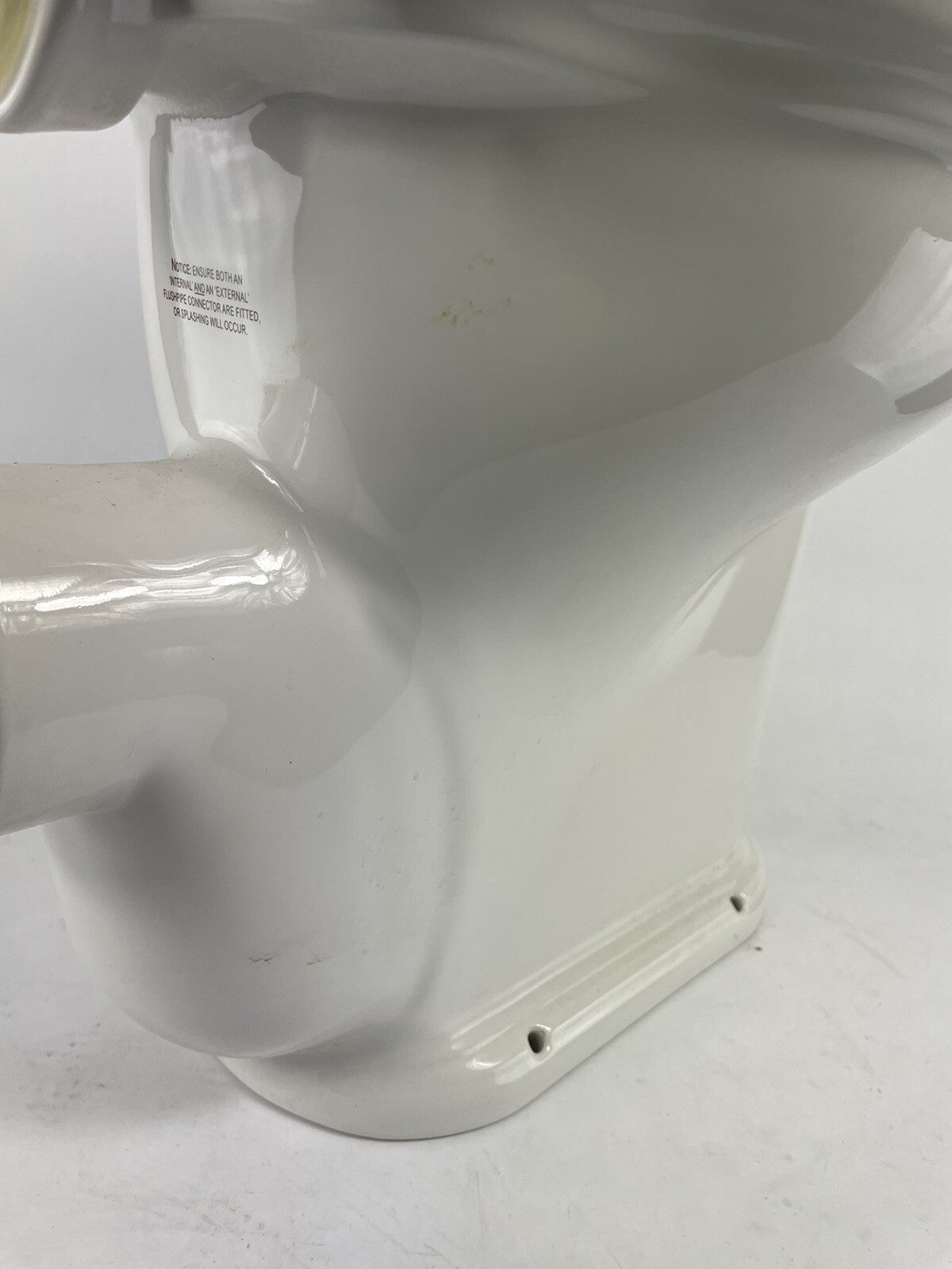 Thomas Crapper high level toilet bowl with seat traditional Victorian bathroom fixture no tank