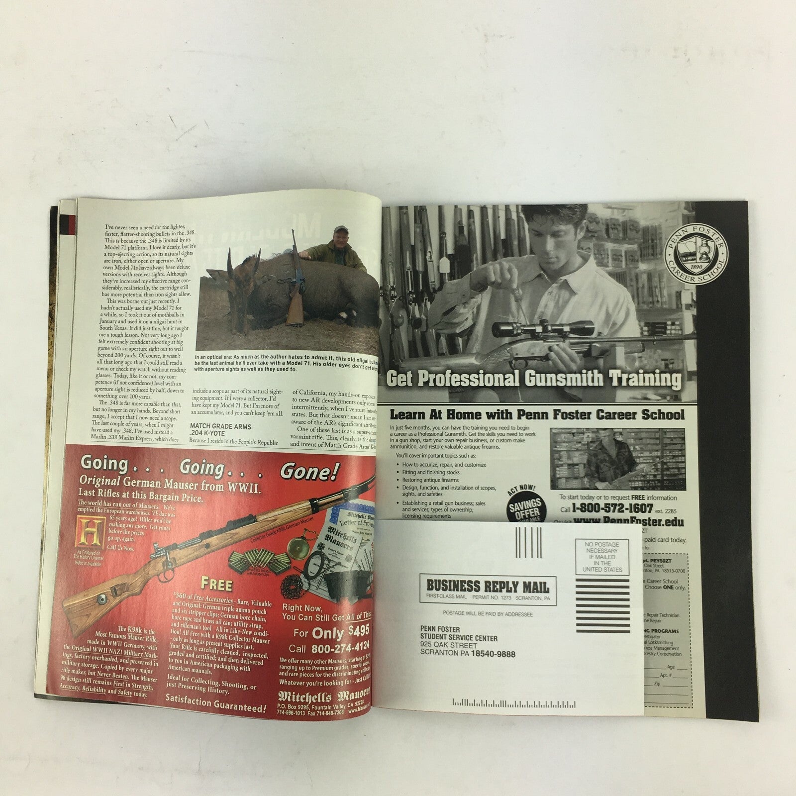 October 2010 American Rifleman Magazine Meet Kimber's Midsize .45 ACP .22S .475