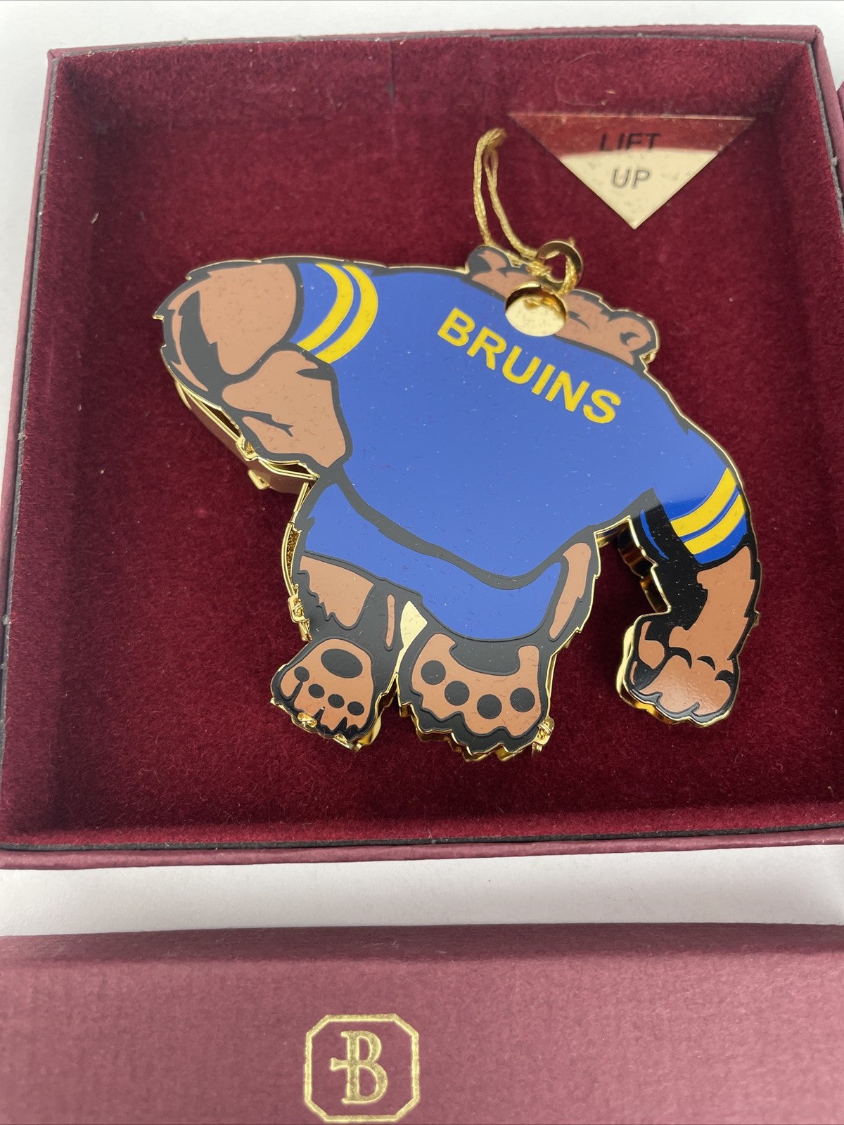 2-pack Baldwin UCLA Bruins Christmas ornaments University of California Los Angeles holiday decorations