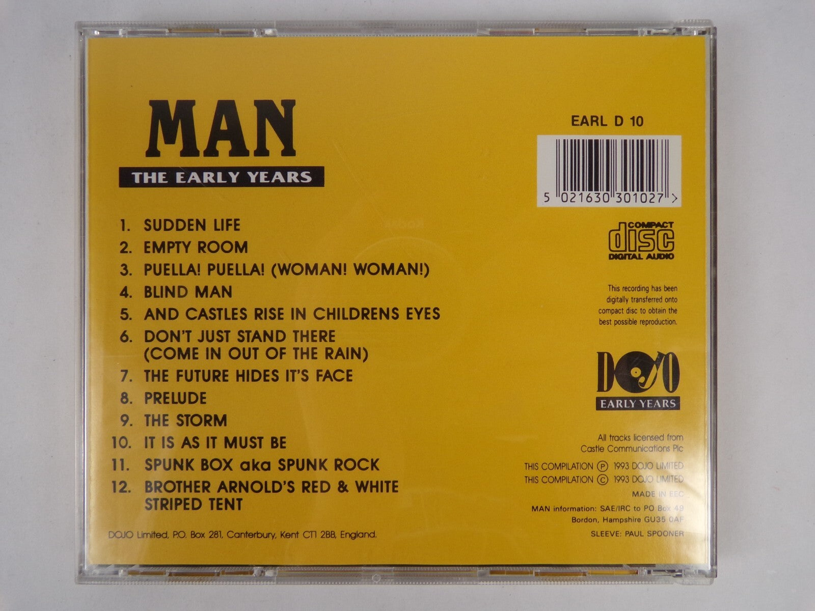 Man The Early Years CD #9