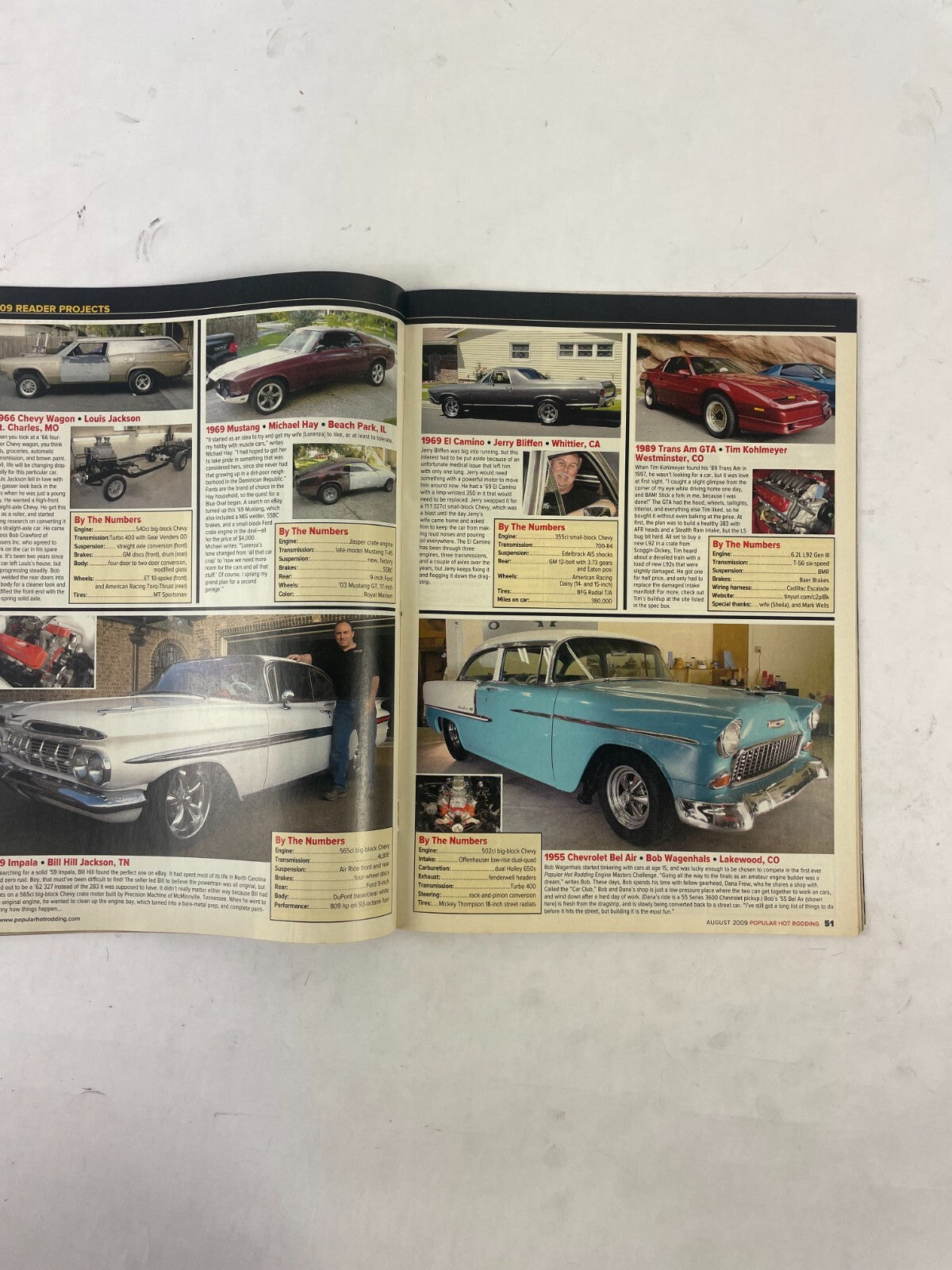 August 2009 Hot Rodding Magazine 109 Reader Projects! Muscle Cars From Garages
