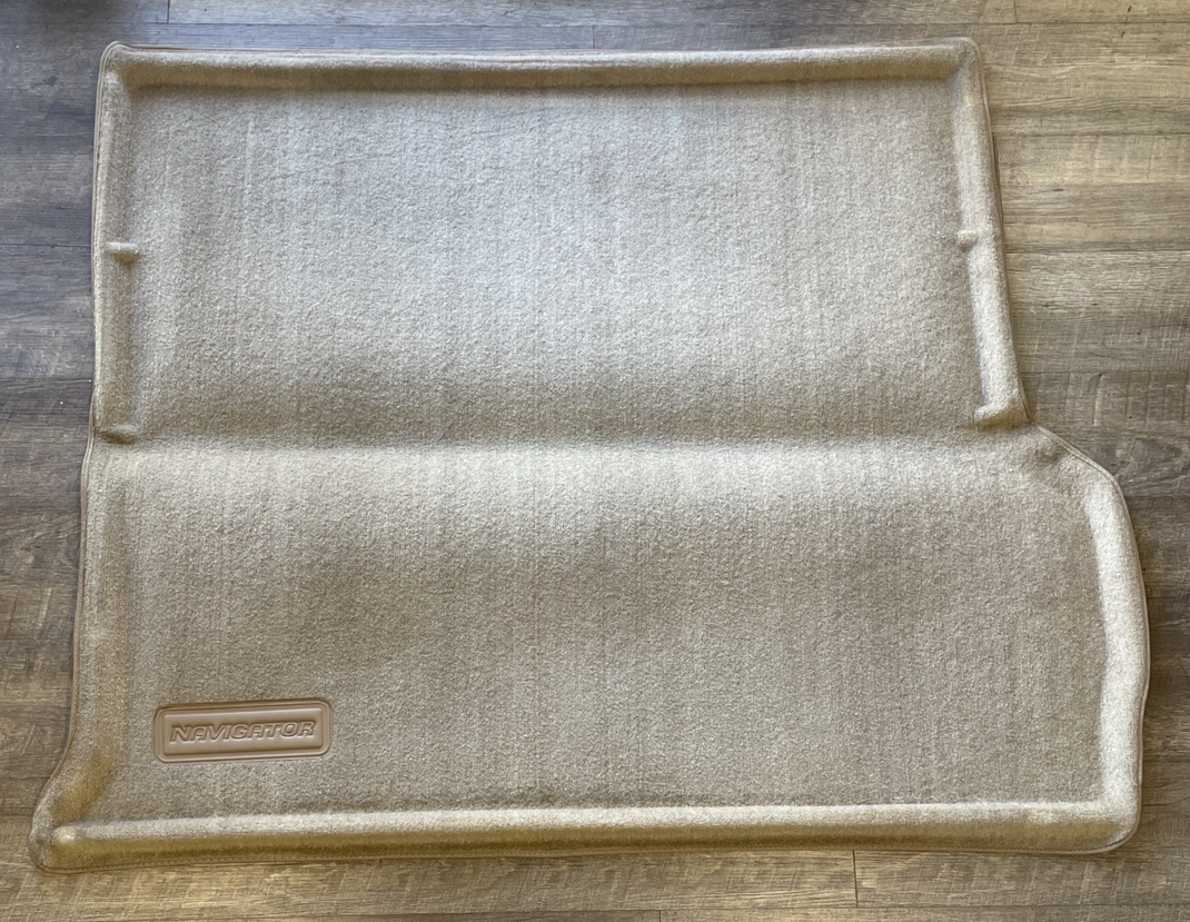 NOS 2000-2002 Lincoln Navigator Rear Floor Carpet Cargo Mat Medium Parchment