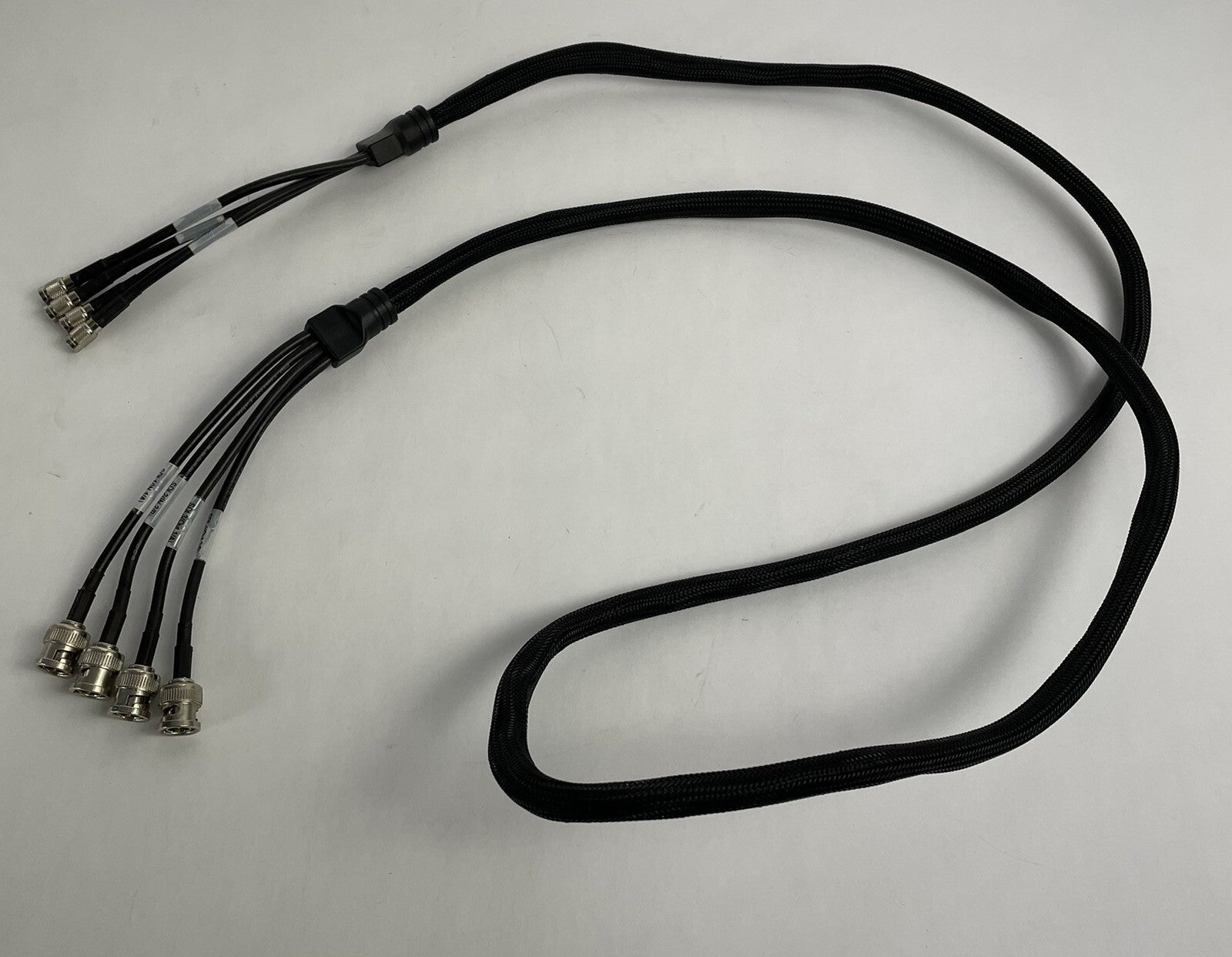 6' 4K UHD Canare 3G HD-SDI Coax MDM-BNC 4-Channel DIN Male to BNC Camera Cable