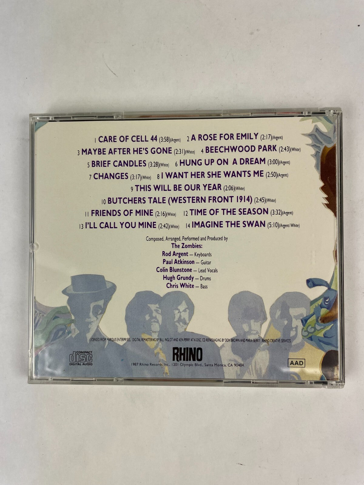 Rhino The Zombies Odessey And Oracle CD #4