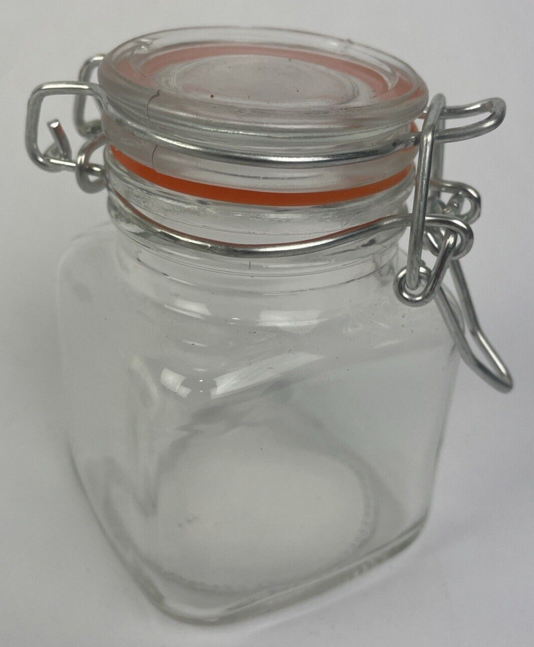 29 x 4 oz Glass Jars With Airtight Lids Leak Proof Rubber Gasket Small Mason LOT