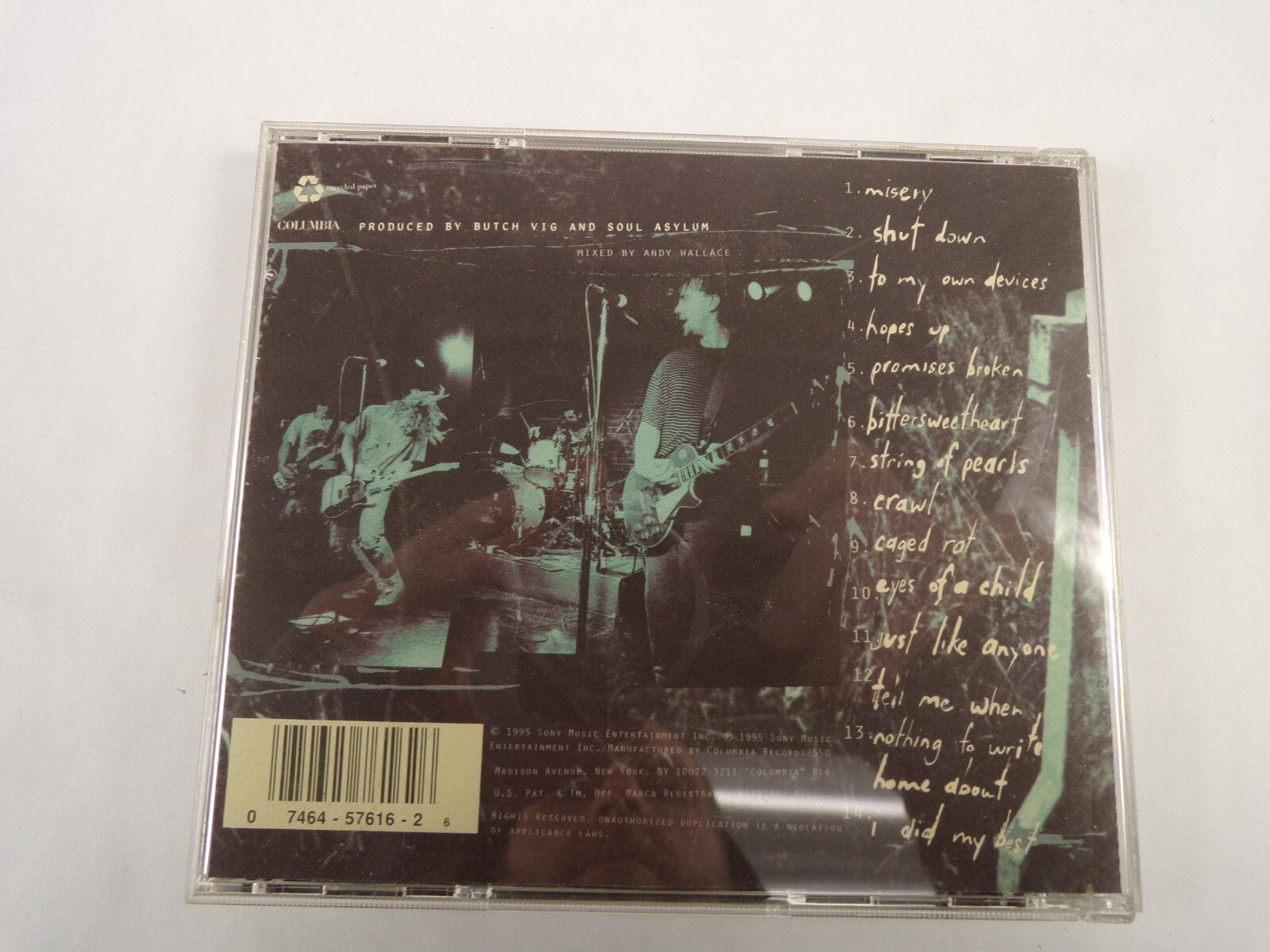 Soul Asylum Let Your Dim Light Shine Misery Shut Down CD#54