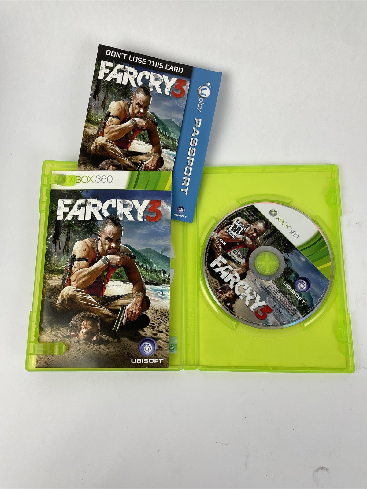 Farcry 3 FARCRY3 Microsoft Xbox 360 Complete with Manual UBISOFT 17+ - USA SHIP