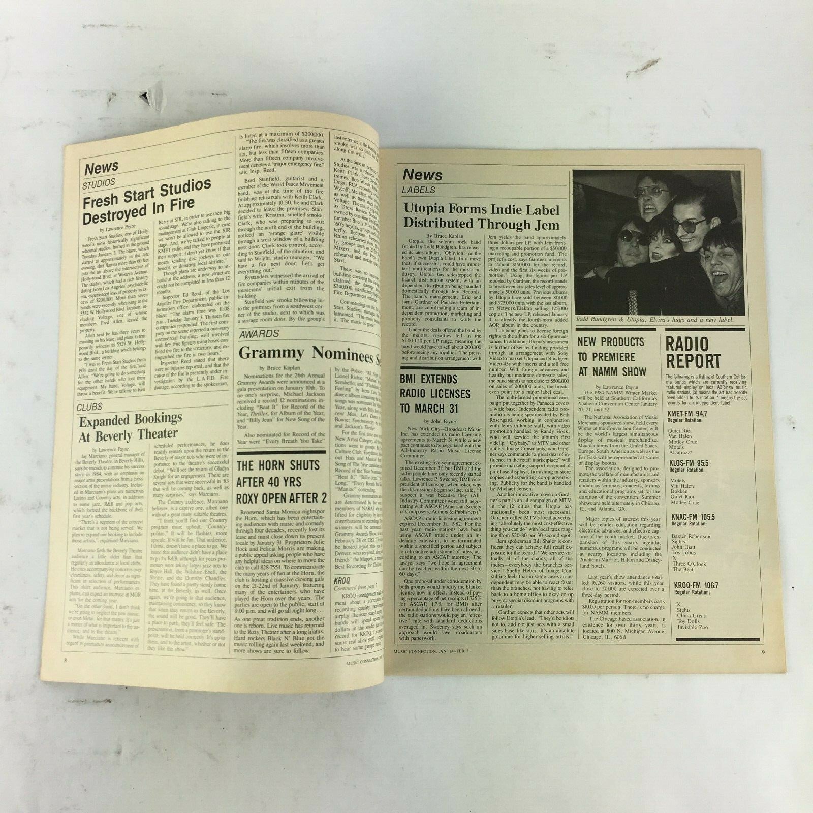 Music Connection Magazine Computer Controlled Synthesizers PolyGram's Al Kooper
