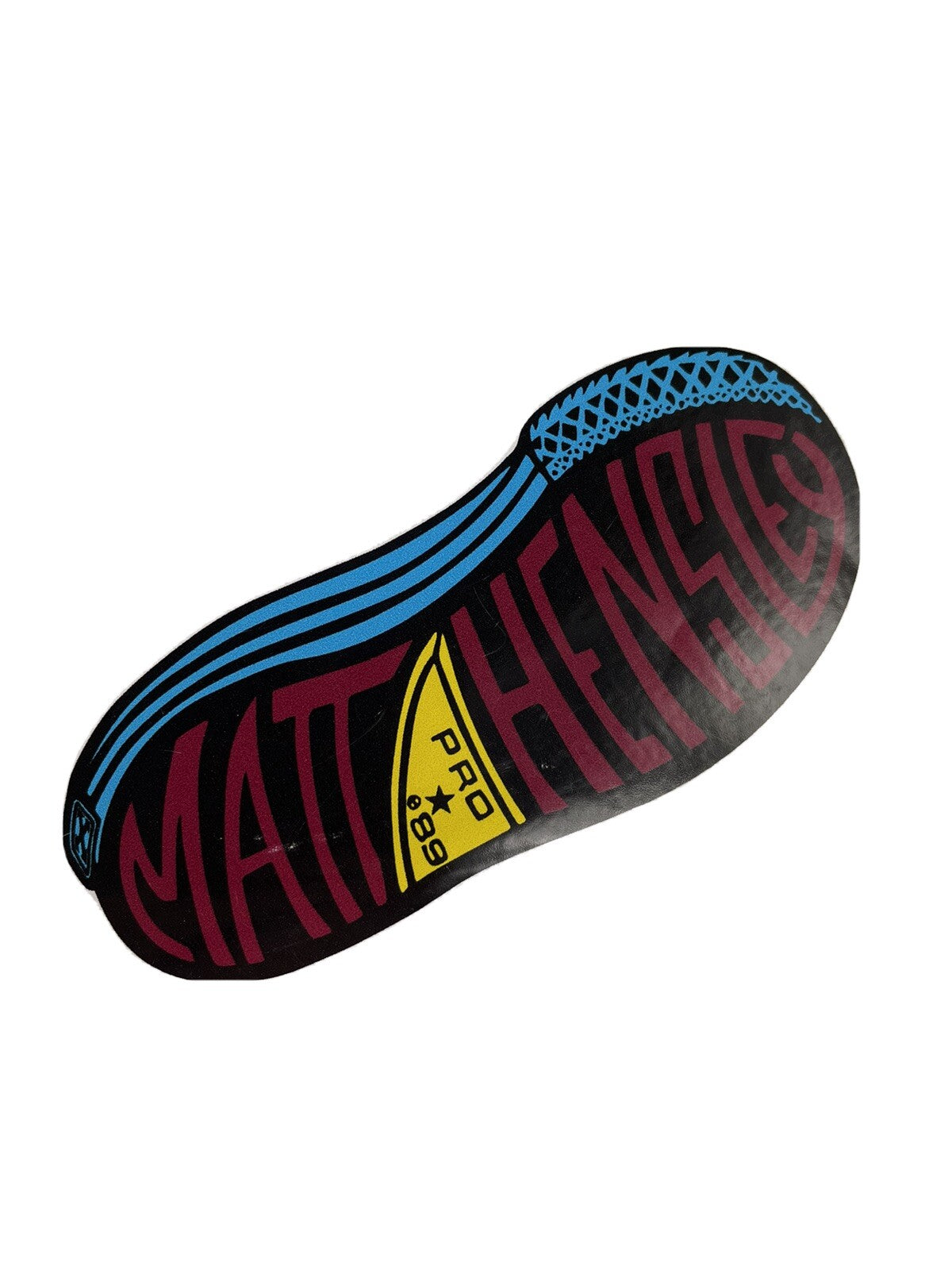 H-Street Matt Hensley Shoe sole Sticker 1989