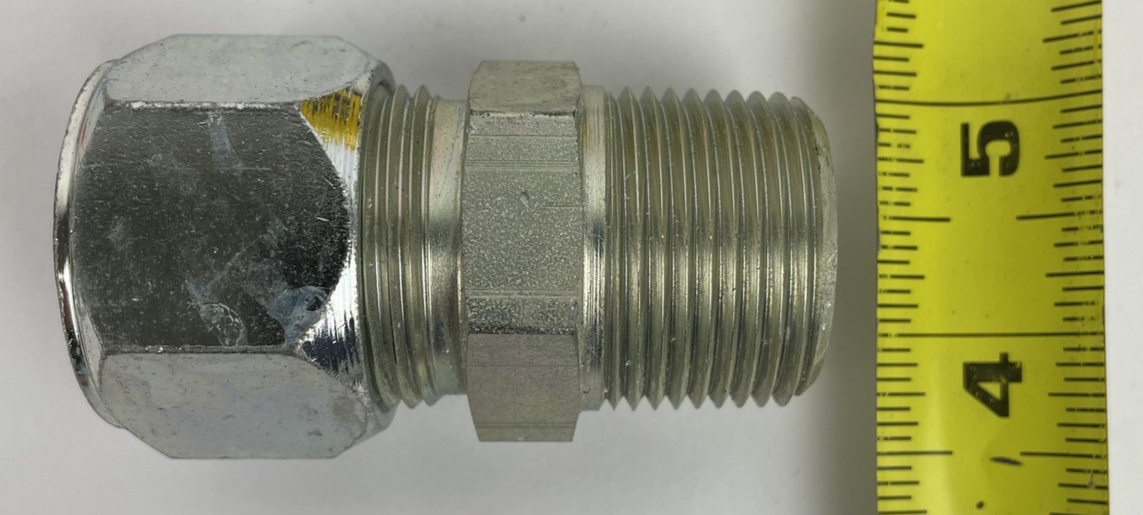 Genuine OEM Parker P16BU Ferulok Male Adapter 1 Tube X 1 NPT Steel