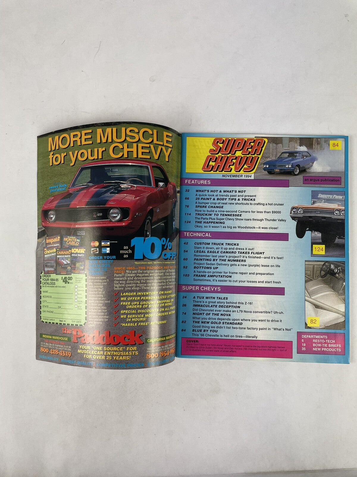 Lot of 12: SUPER CHEVY MAGAZINES Complete Full Set 12 issues Jan to Dec 1994
