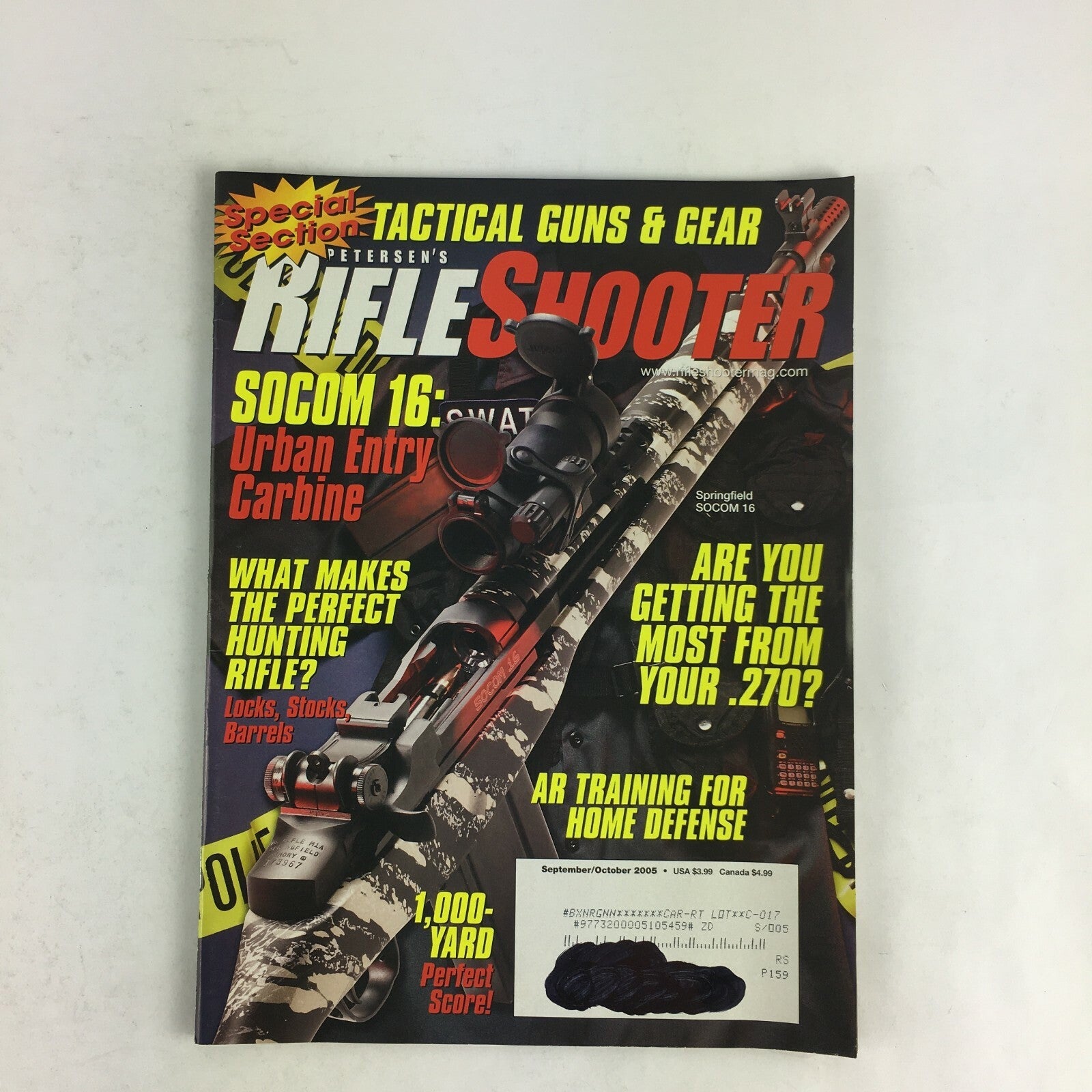 October 2005 Rifle Shooter Magazine Socom 16 Urban Entry Carbine Your .270?