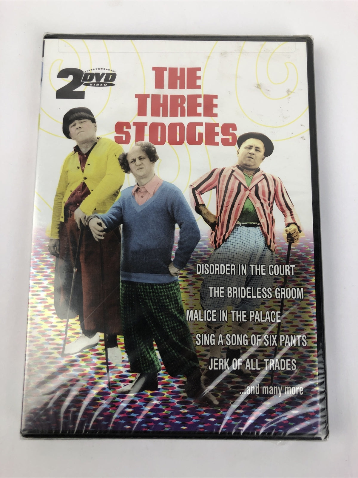 THE THREE STOOGES DVD VIDEO VOLUME 1 AND VOLUME 2 DISC SET FULL SCREEN Brand New
