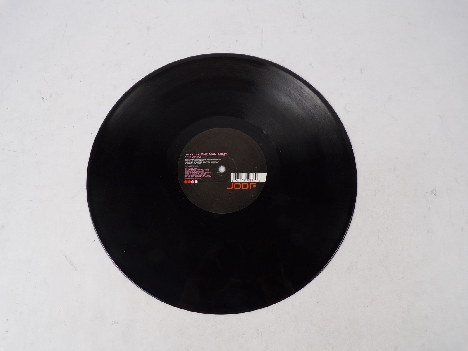 Joof One Man Army Ballroom Dancer Vinyl Record