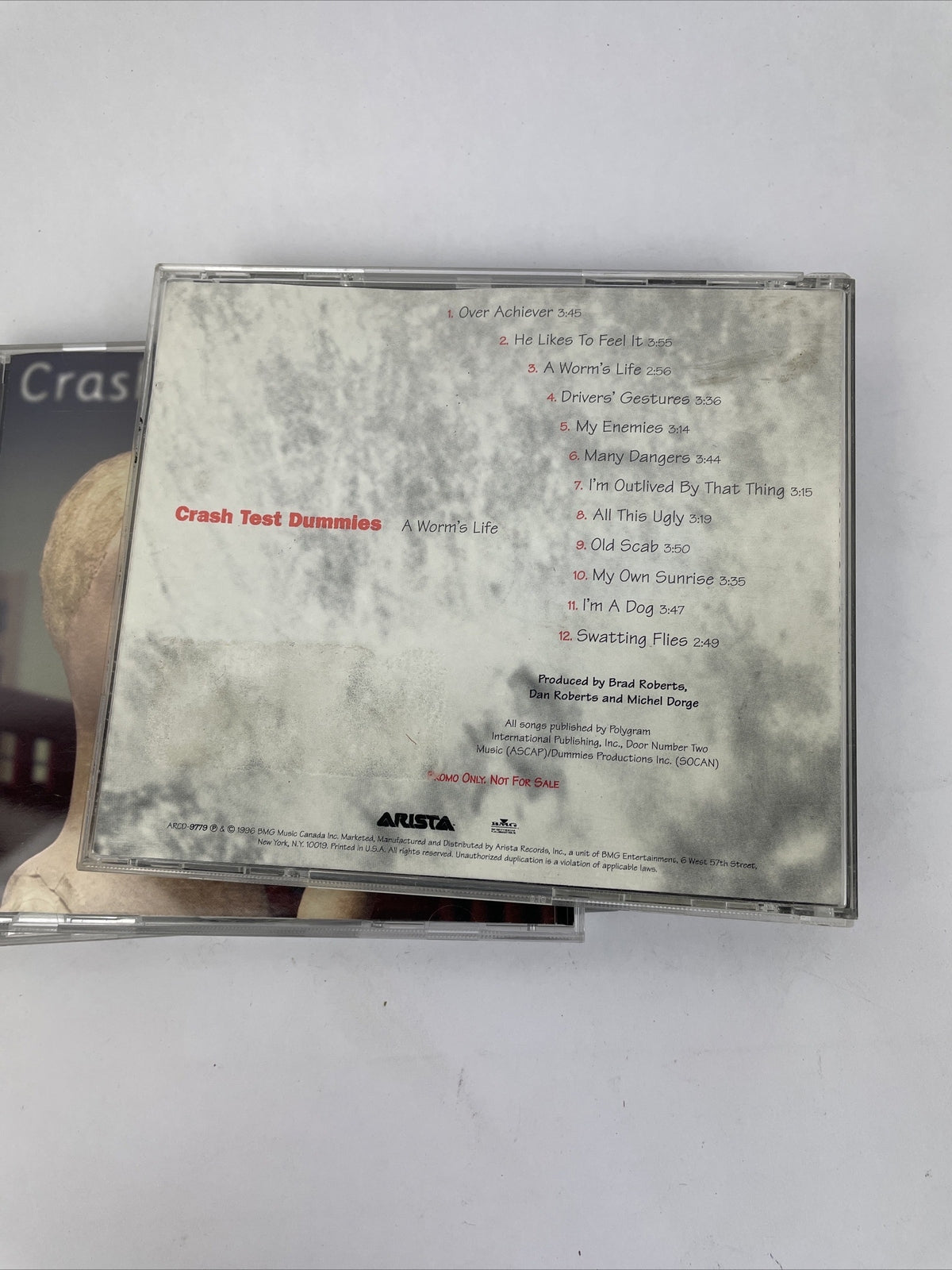 Crash Test Dummies CD Lot of 3 Give Yourself A Hand & A Worm's Life God Shuffled