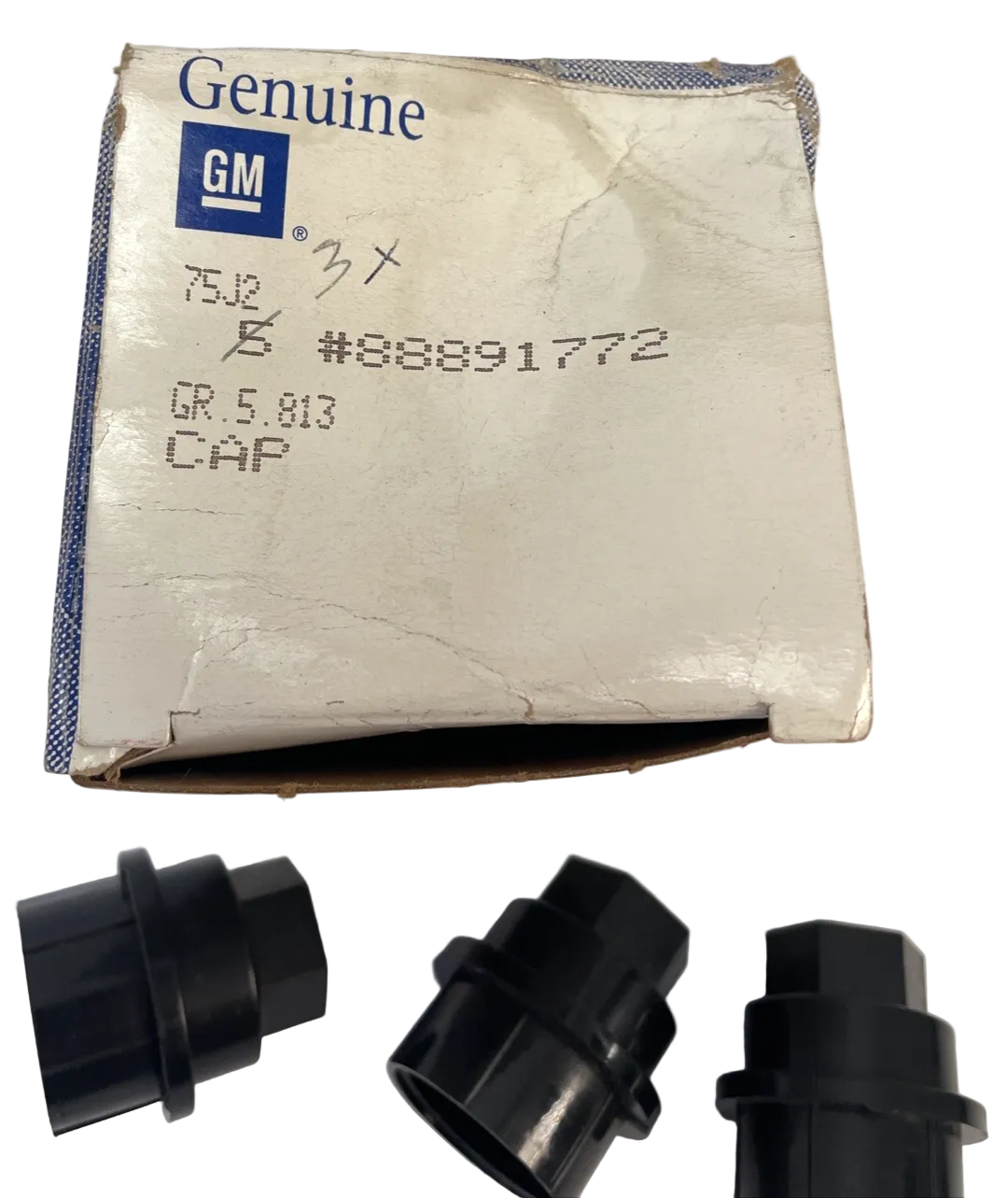 3 x GENUINE GM 15987075 Cap, Wheel Nut COVER 1996-2002 SAFARI ASTRO VANS