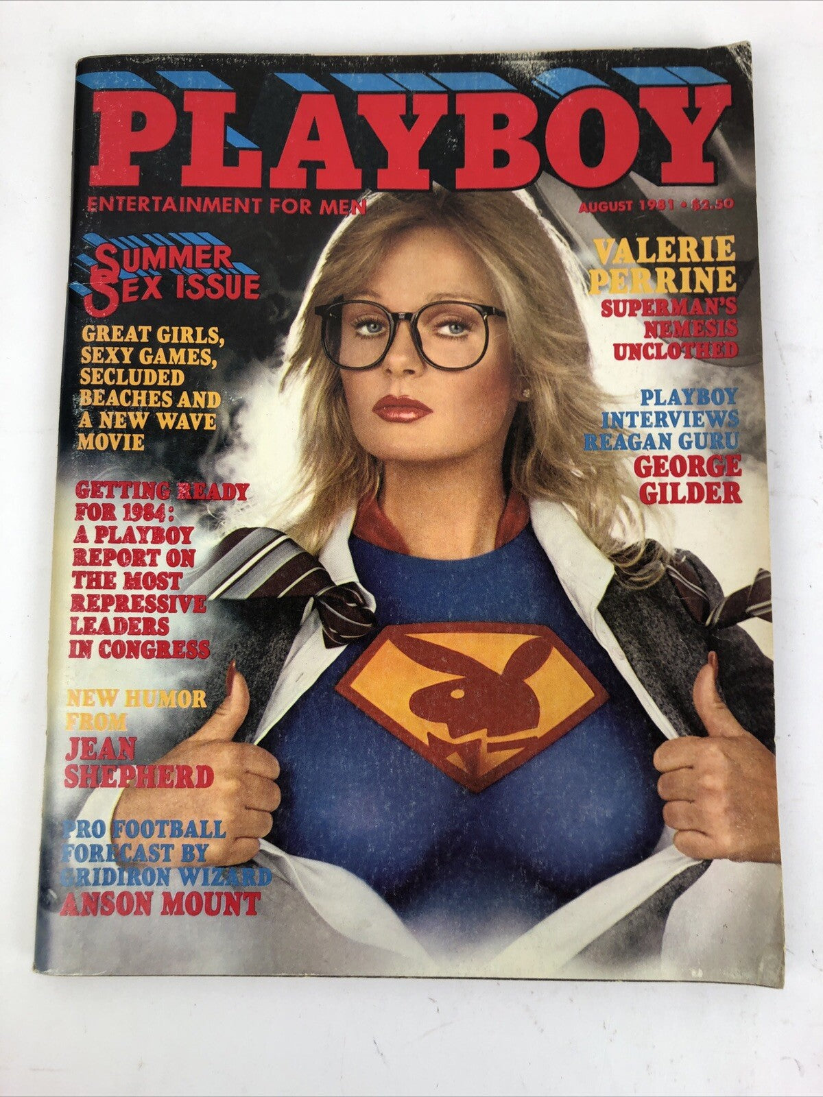 Playboy Magazine August 1981 - Playmate Debbie Boostrom - Valerie Perrine - LOOK
