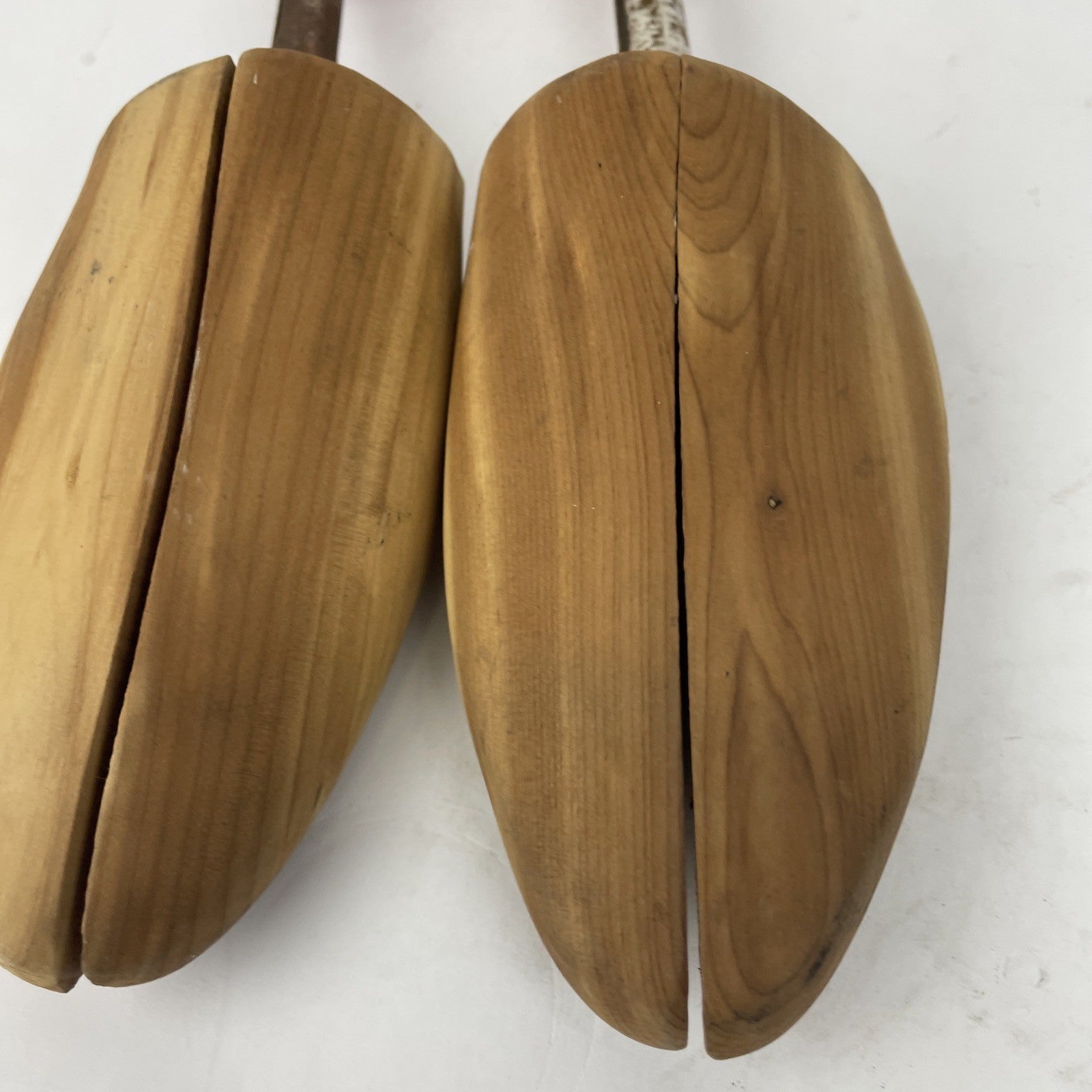 Vintage Florsheim Rochester Travel Tree Shoe Keepers Stretchers Cedar Wood #4