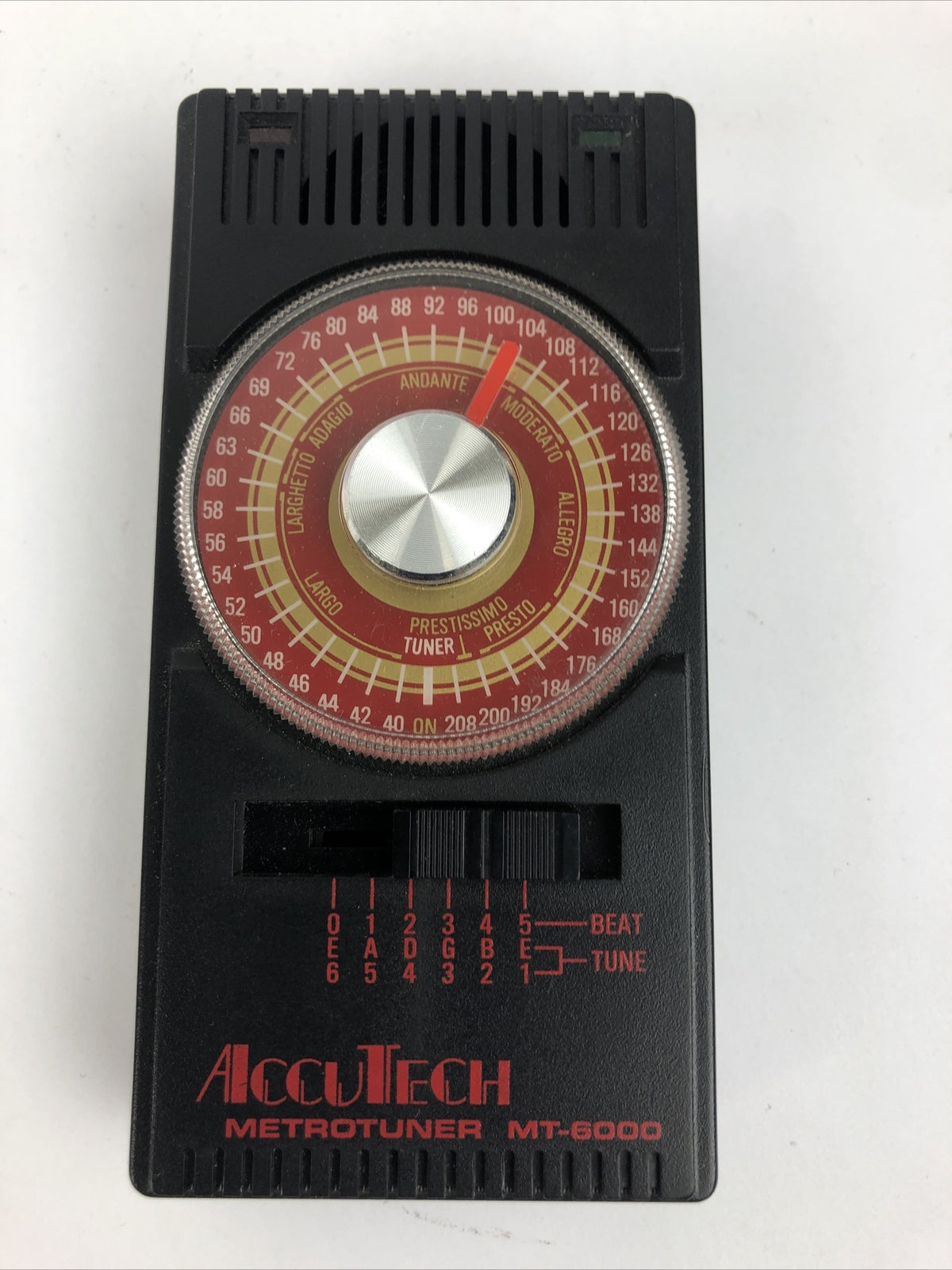 AccuTech MetroTuner MT-6000 9V Battery Opp. * VGC*