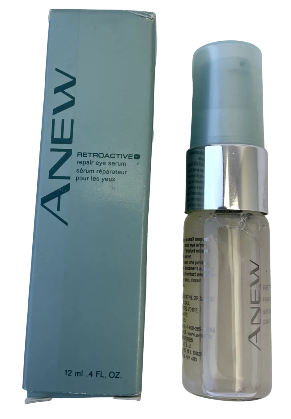 Avon Anew Retroactive Repair Eye Serum .4oz Age defying Puffiness Under eye