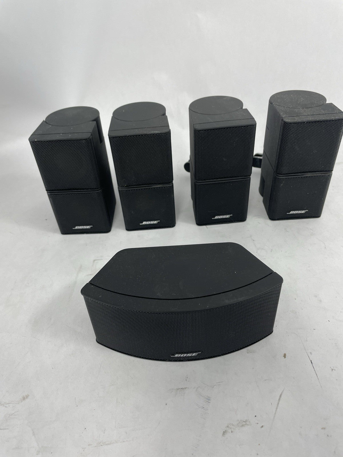 Bose Lifestyle Jewel Mini Double Cube Speakers, Acoustimass : SET of 5 BLACK
