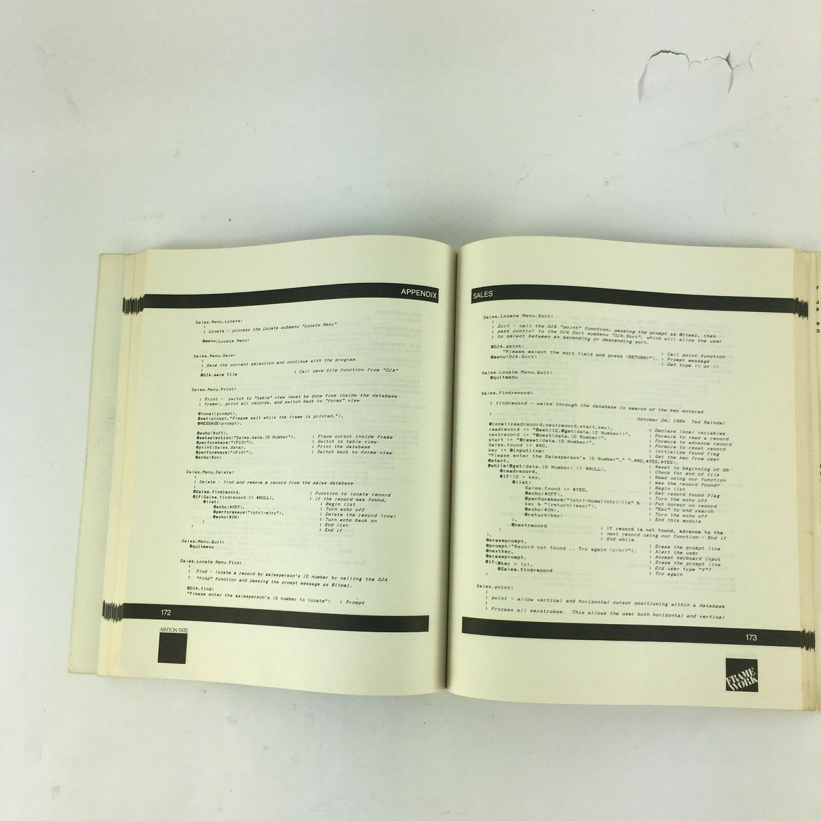 Framework; On the Job Applications IBM PC Software Frame Work Expert Systems