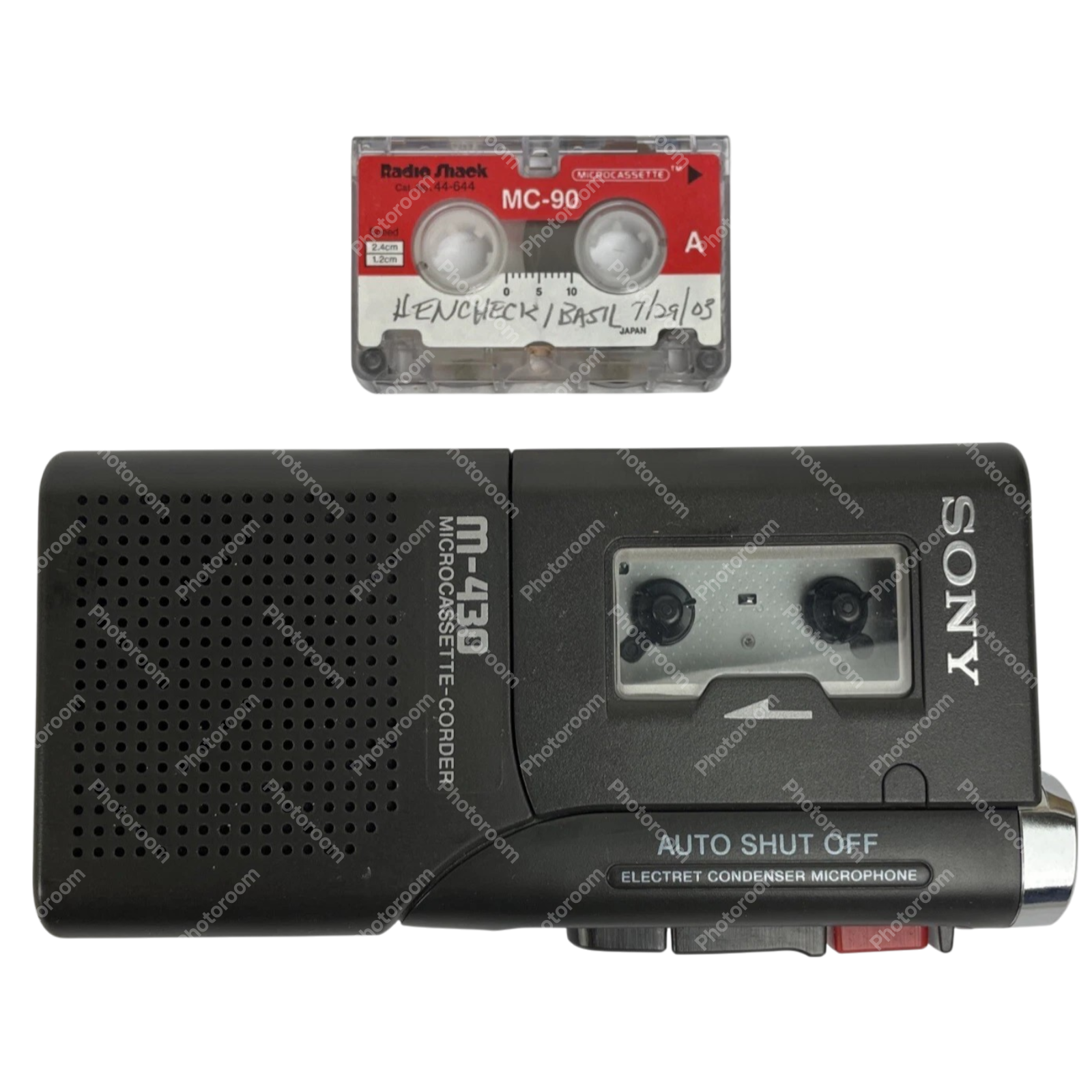 Sony M-430 Microcassette Handheld Tape Voice Recorder - Parts Or Repair