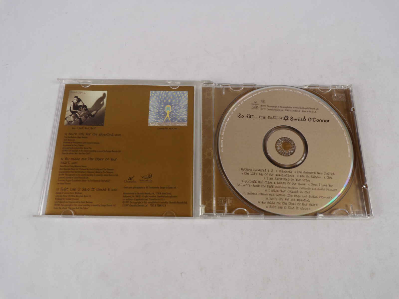 So Far The Best Of Smead O'Connor Nothing Compares 2 U Mansinka The Empera CD#19