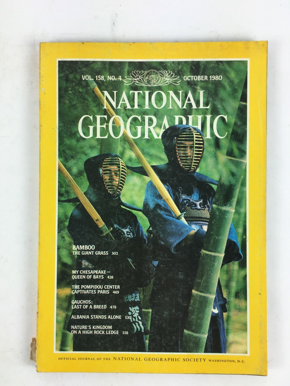 October 1980 National Geographic Magazine Bamboo The Giant Grass Gauchos Albania