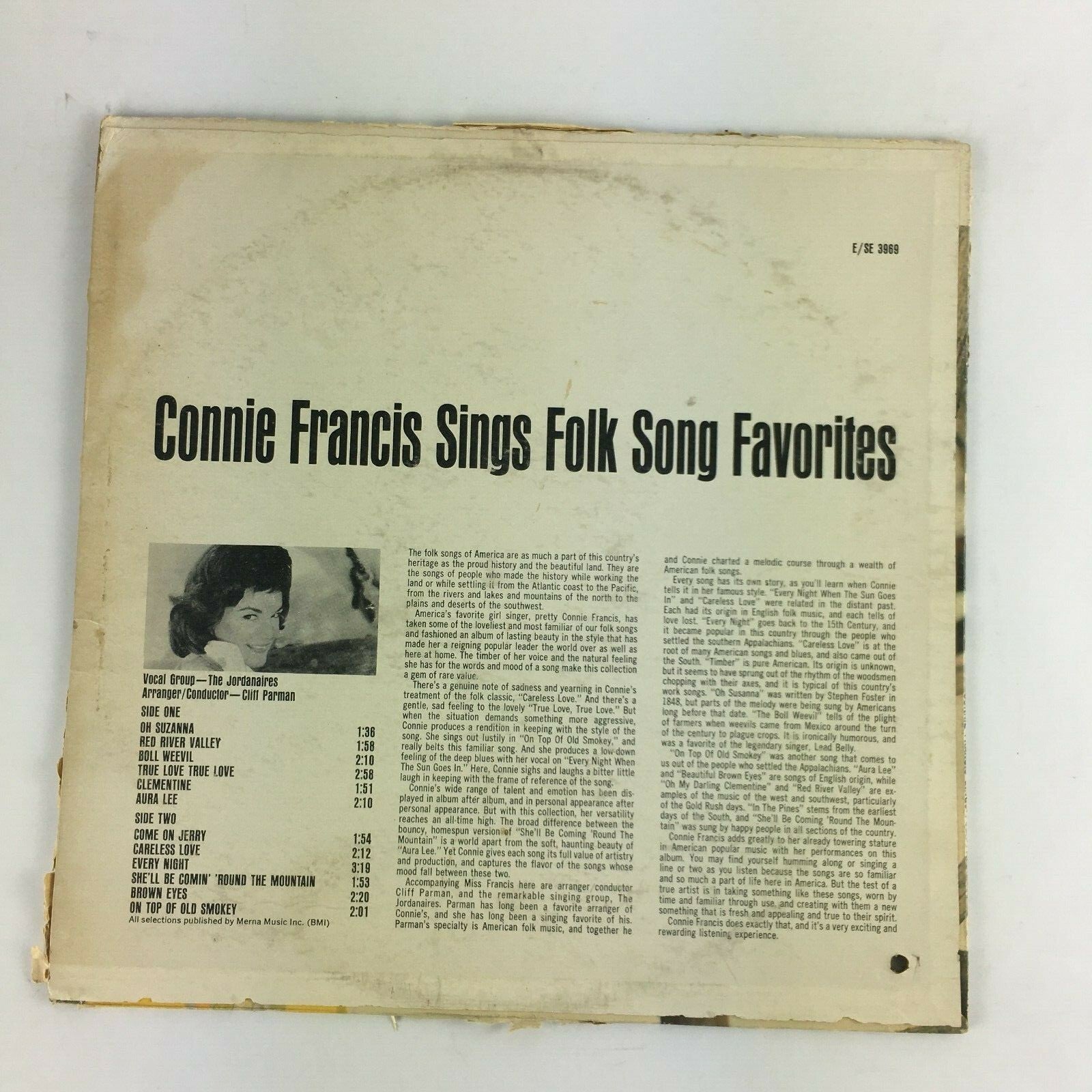 Connie Francis: Sings Folk Songs Favorites