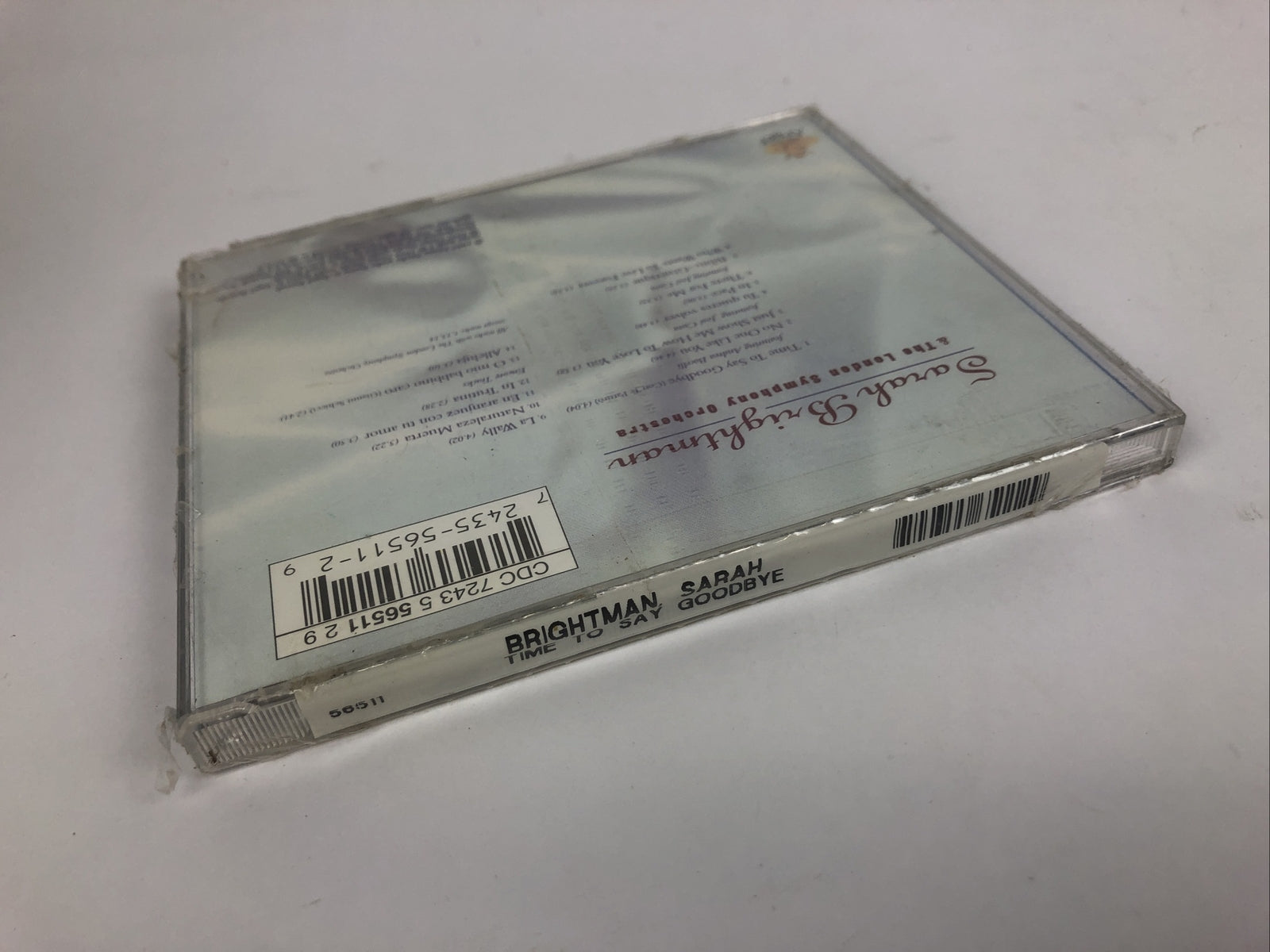 Time to Say Goodbye by Sarah Brightman (Audio CD, 1997) NEW SEALED LOOK - #33