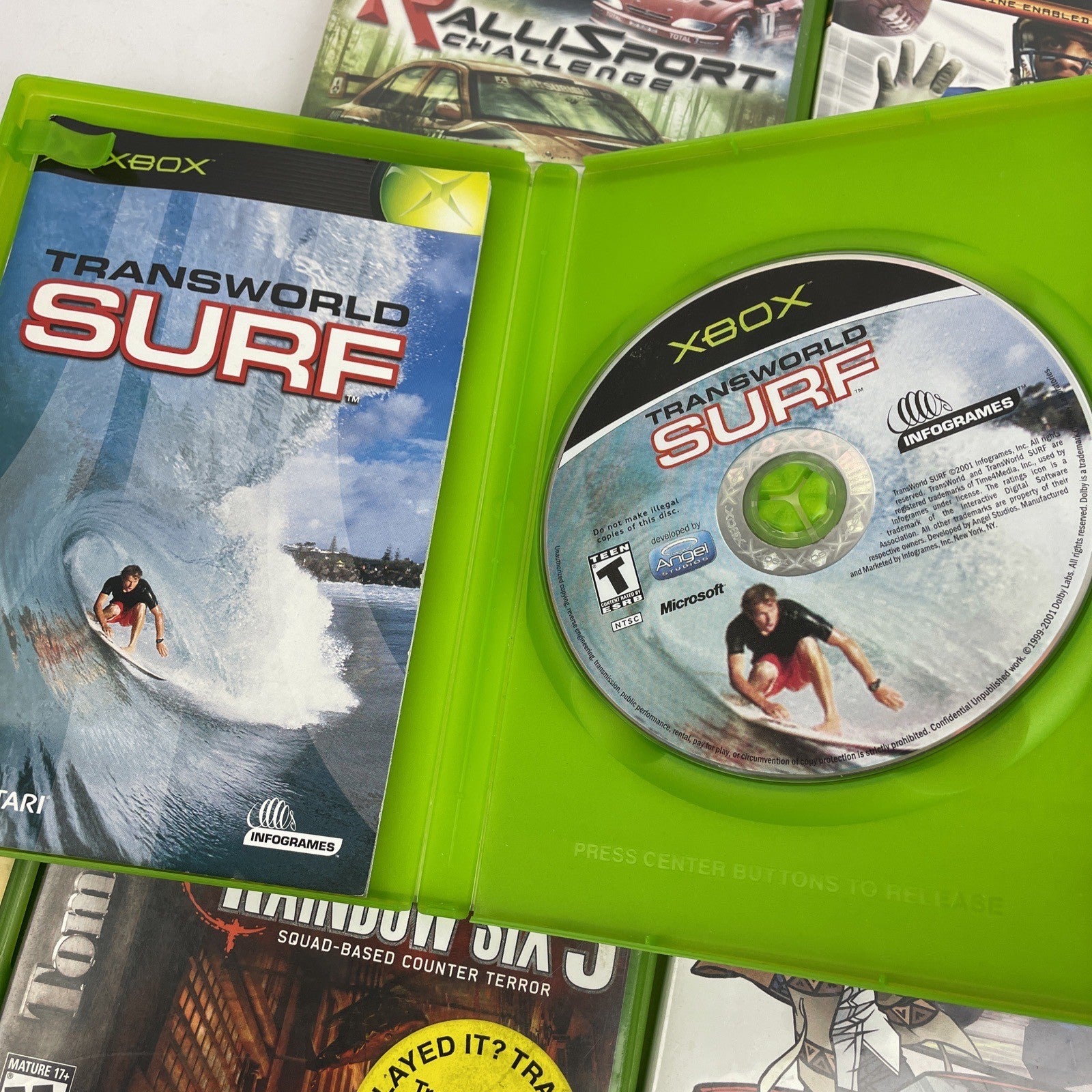 X Box One Games Lot (8) NBA NCAA Football FABLE GTA III Transworld Surf Starsky