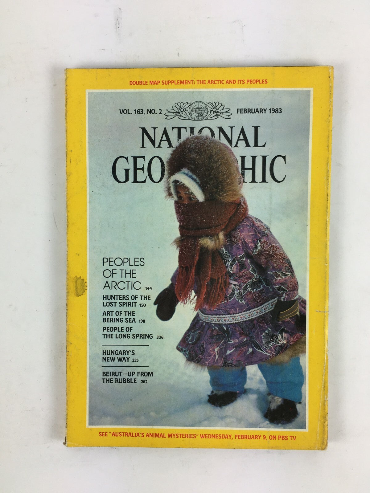 February 1983 National Geographic Magazine People of Artic Hungarys New Way