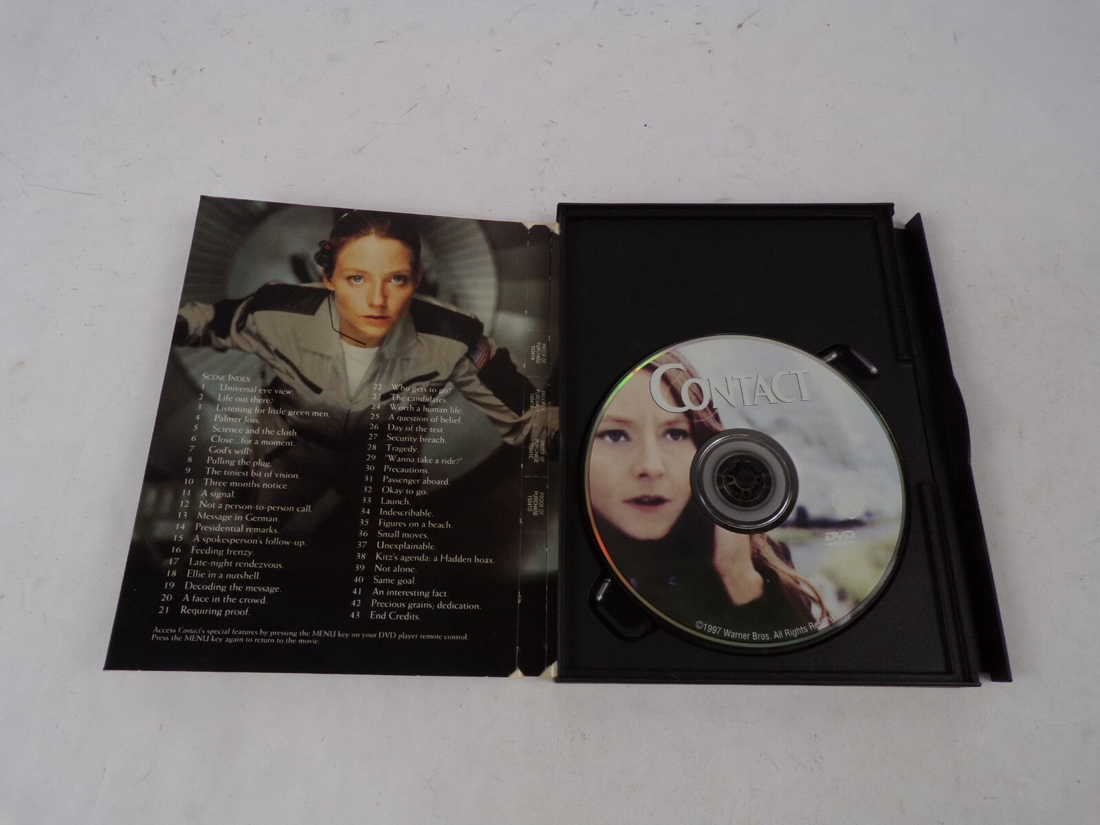 Jodie Foster Matthew Mcconaughey Contact From The Academy Award DVD Movies