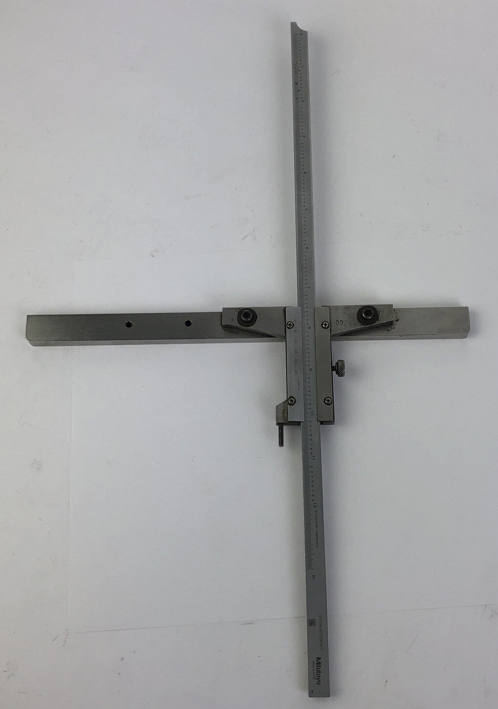 527-113 Mitutoyo Vernier Depth Gage 0-12" - AS IS - LOOK