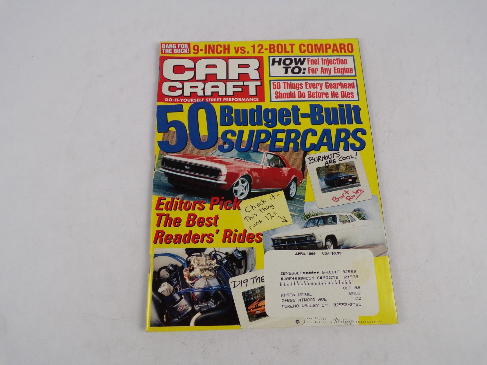 April 1999 Car Craft 50 Budget Built Supercars 12-Bolt comparo
