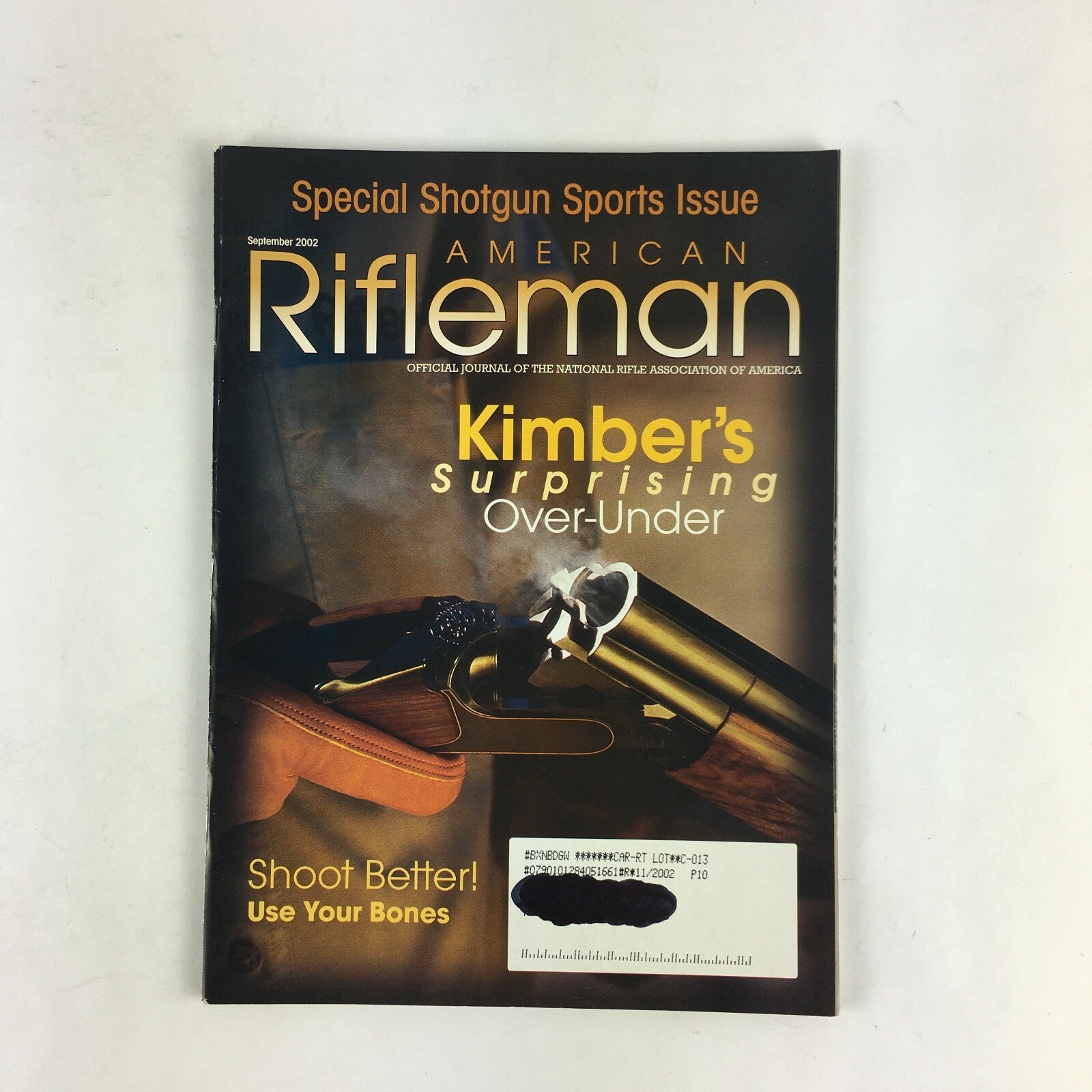 September 2002 American Rifleman Magazine Kimber's Surprising Over-Under