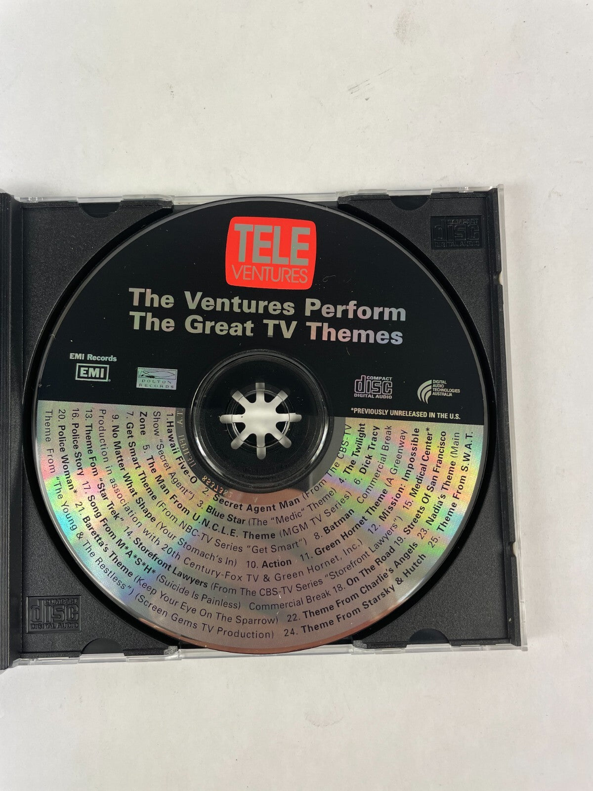 Tele Ventures By The Ventures Perform The Great Tv Themes CD #6
