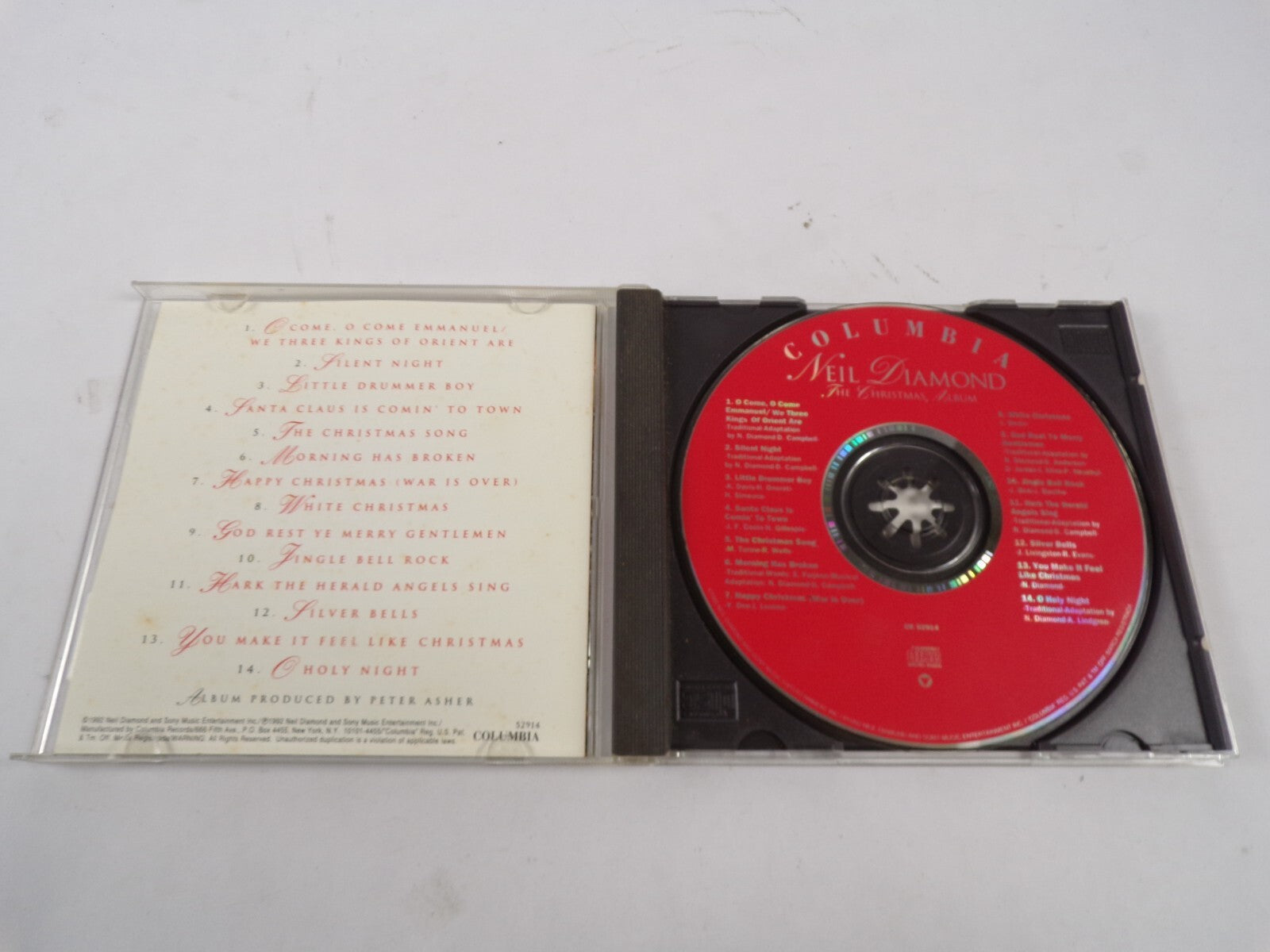 Neil Diamond The Christmas Album White Christmas O Holy Night Silent Night CD#51