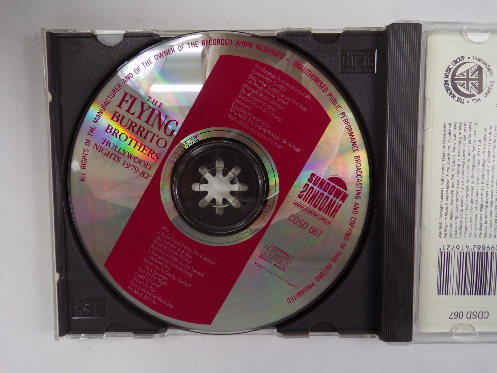 The Flying Burrito Brothers Hollywood Nights 1979-82 CD #19