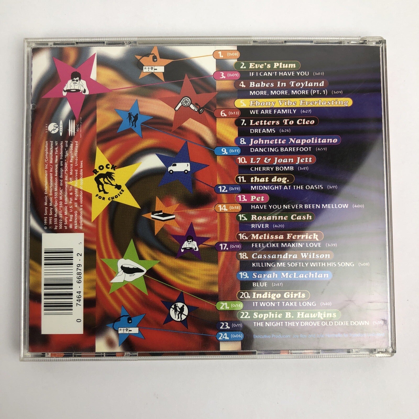 Spirit Of '73 : Rock For Choice CD Babes In Toyland Johnette Napolitan MINT #7