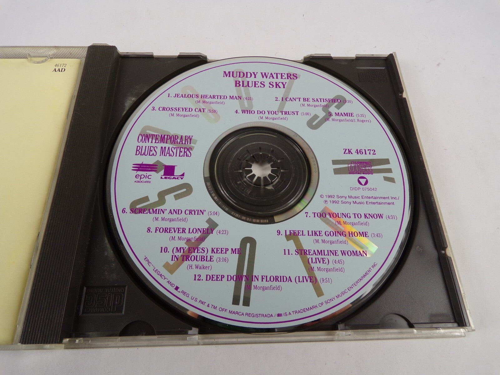 Muddy Waters Blues Sky Jealous Hearted Man Mamie Crosseyed Cat CD#59