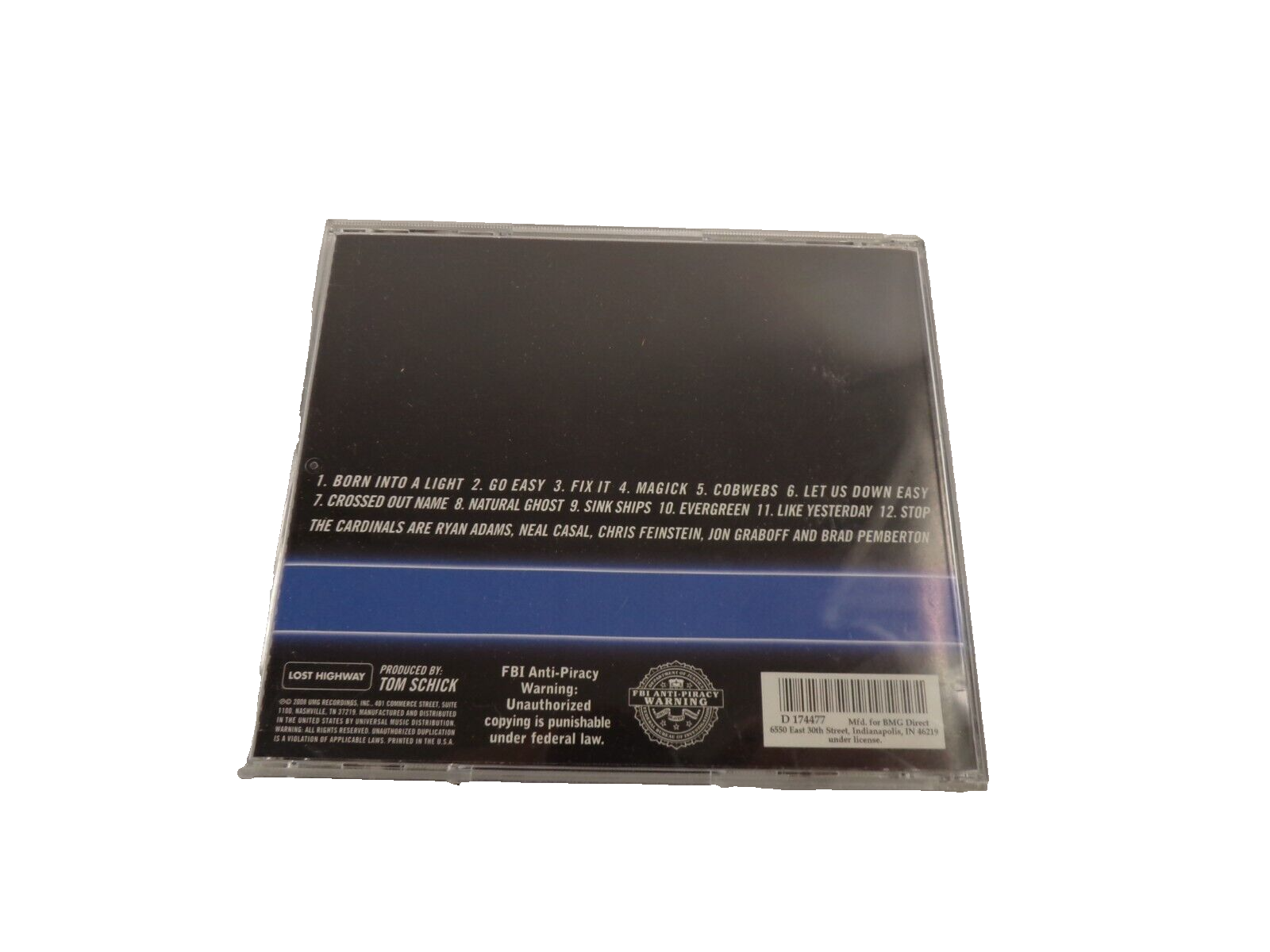 Ryan Adams & The Cardinals Cardinology Born Into A Light Go Easy Fix It #A-B