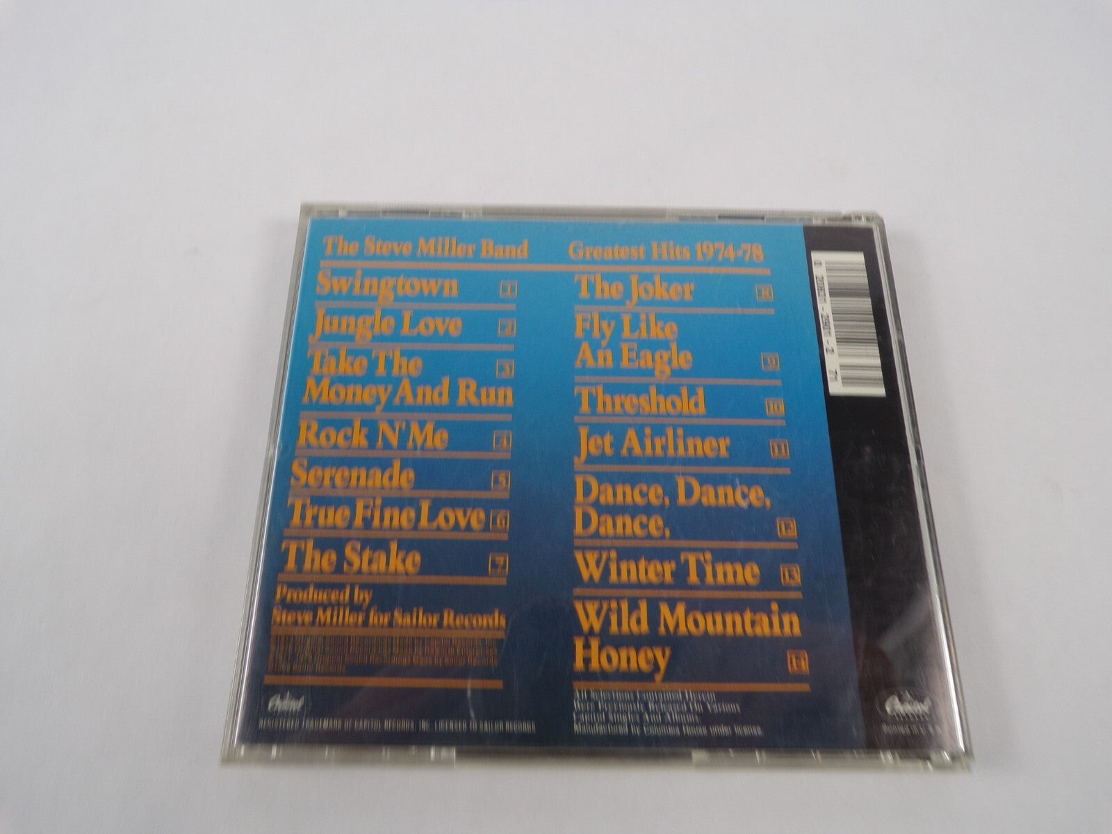 Steve Miller Band Greatest Hits The Steve Miller Band Swingtown Jungle LoveCD#59