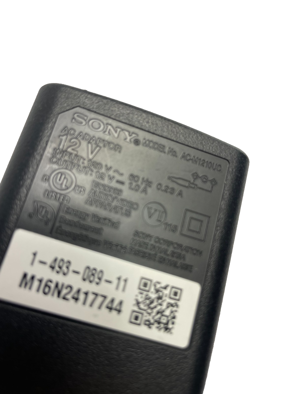 Geniune Sony Model AC-M1210UC Output 12V 1.0A AC Power Supply Adapter #A71