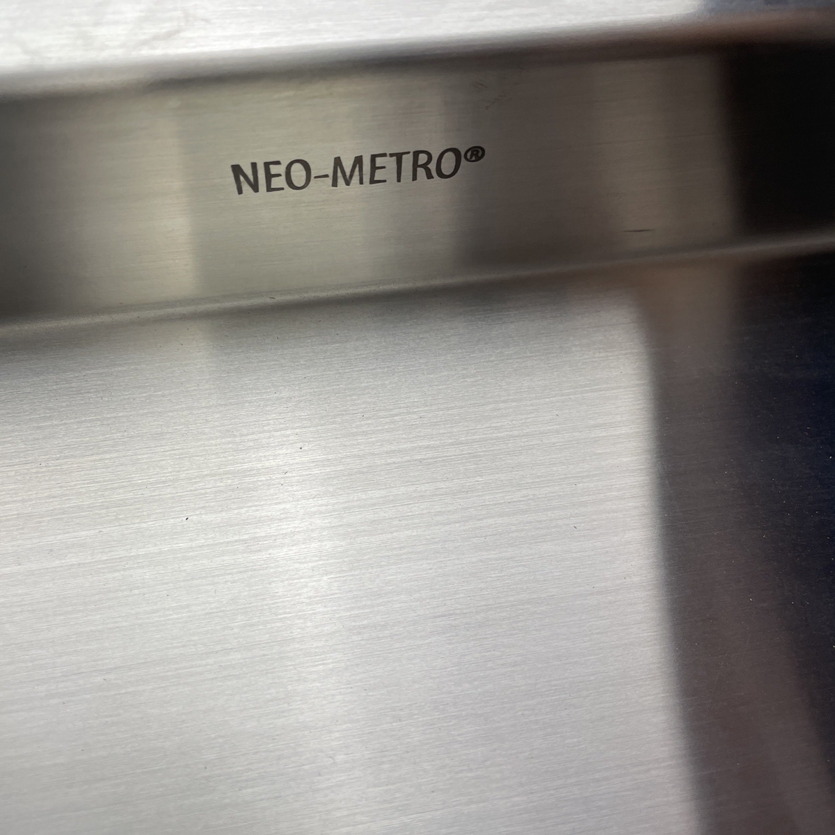 NEO METRO Collection Shallow EBB Basin 38" x 16" Under-Mount Sink Stainless