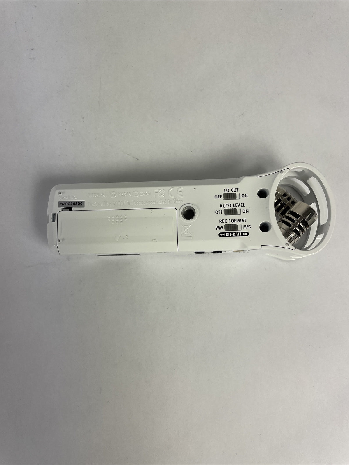 Zoom ZH1 H1 Handy Portable Digital Recorder WHITE