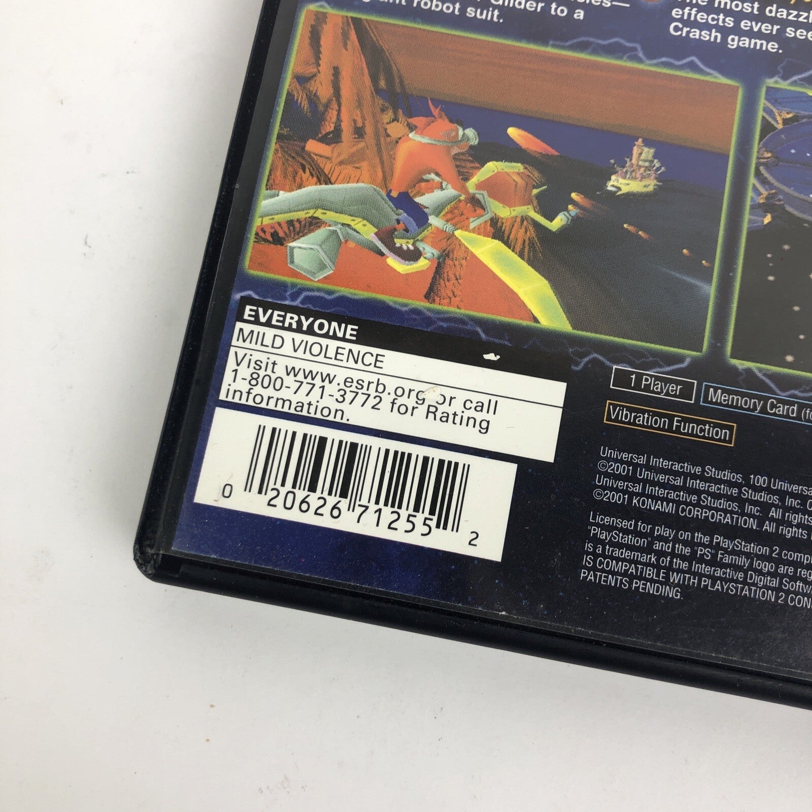Crash Bandicoot : The Wrath of Cortex PS2 PlayStation Konami Universal - LOOK