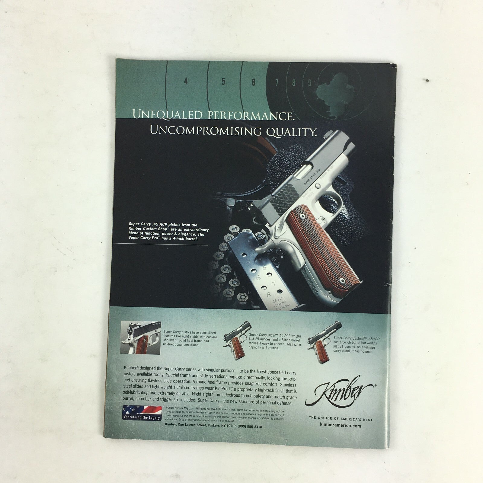 February 2011 Guns & Ammo Magazine SIG Sauer's P290 Argentina's Own 1911